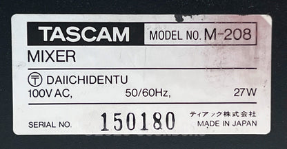 Tascam M-208 + Direct Out Mod