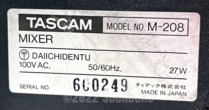 Tascam M-208 + Direct Out Mod