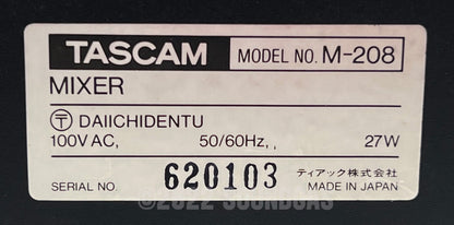 Tascam M-208 + Direct Out Mod