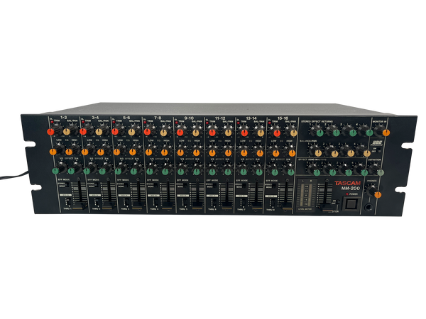 TASCAM タスカム MM-200 アナログミキサー ステレオ8チャンネル TASCAM TASCAM タスカム MM-200 アナログミキサー ステレオ8チャンネル TASCAM