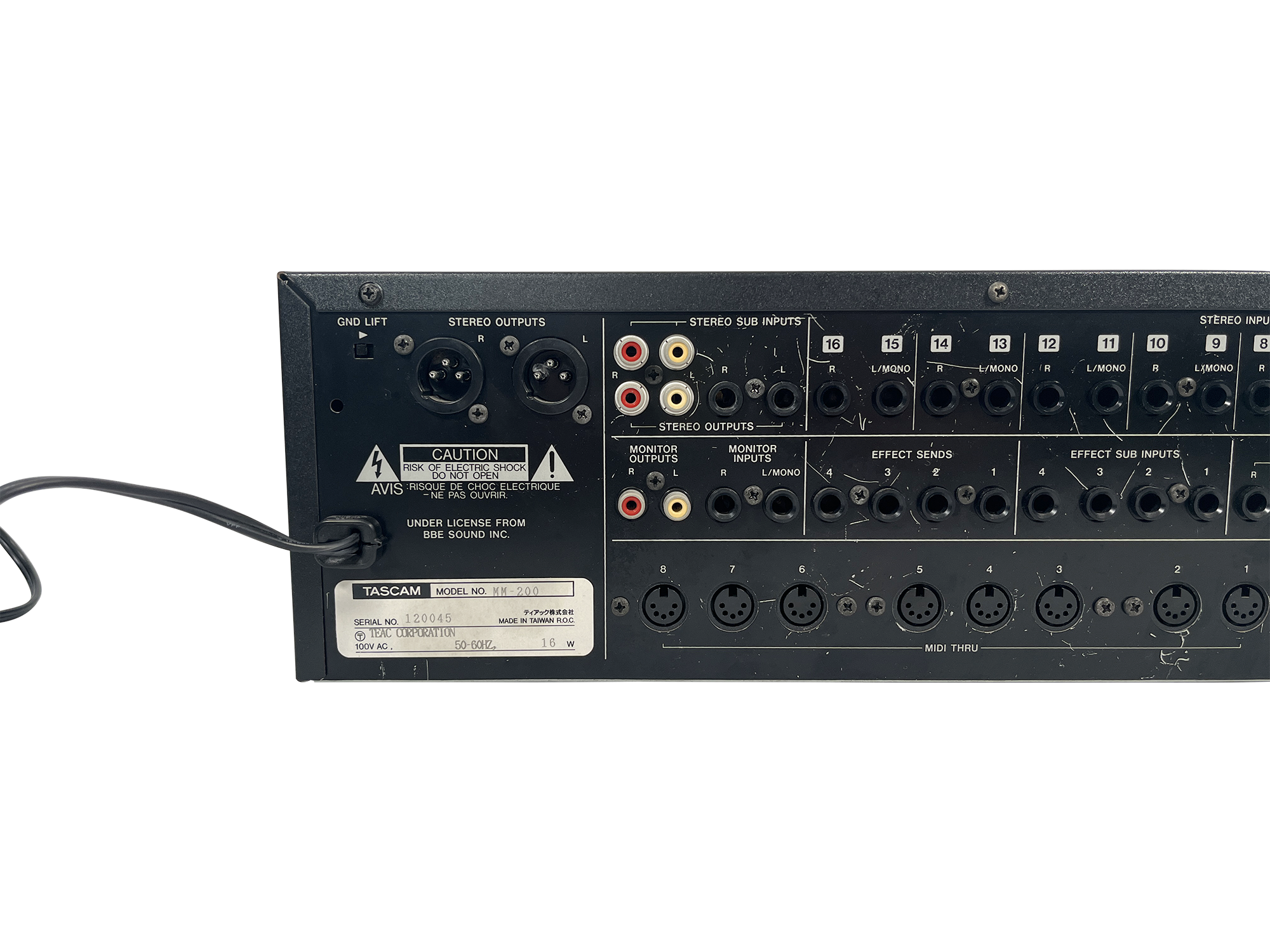 ⚠️19日まで⚠️TASCAM MM-200 アナログミキサー TASCAM MM-200 16 ⚠️19日まで⚠️TASCAM MM-200 アナログミキサー TASCAM MM-200 16