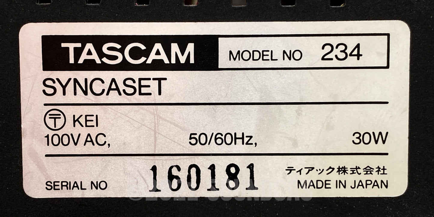 Tascam Model 234 Syncaset