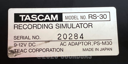 Tascam RS-30 Recording Simulator