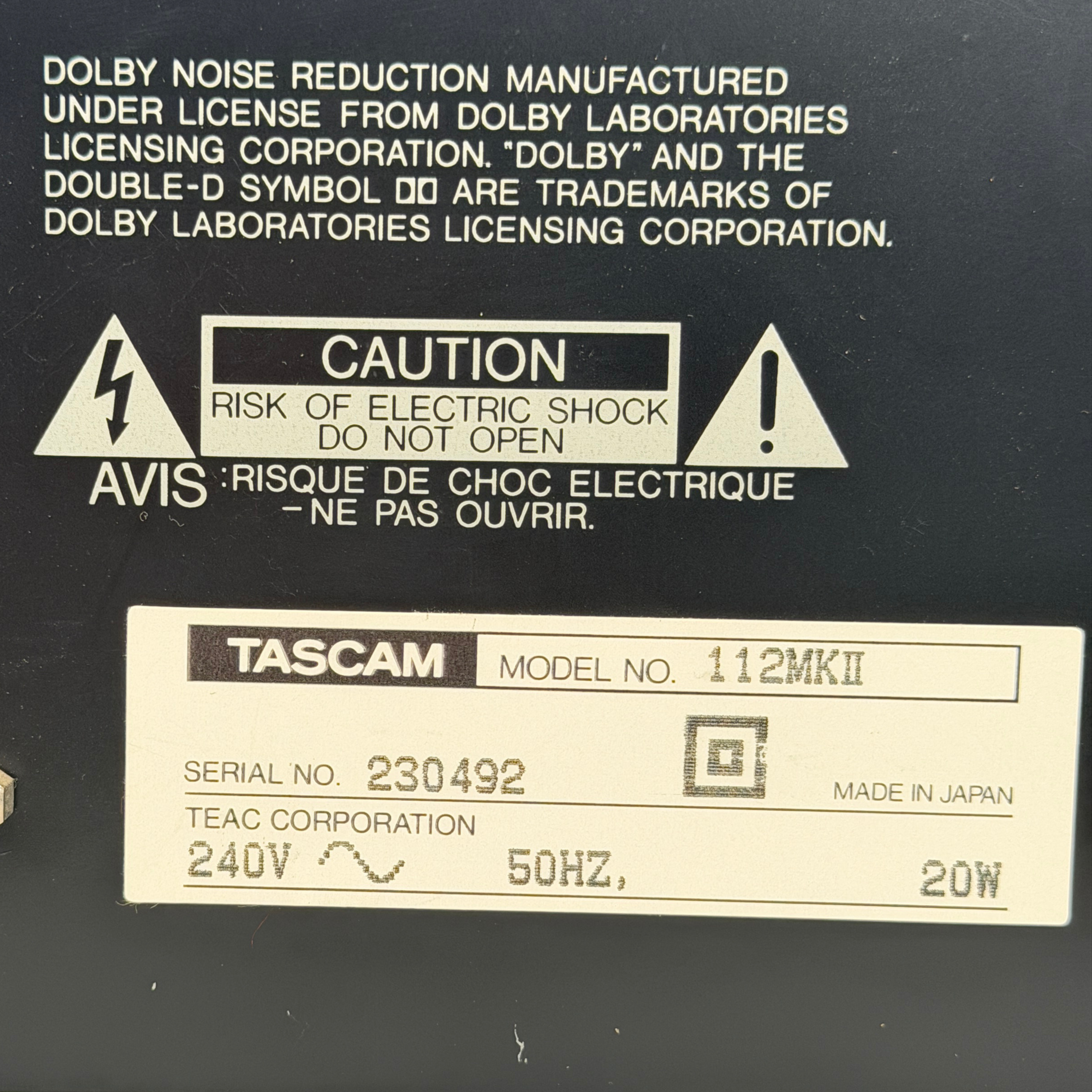 Tascam 112MKII_4