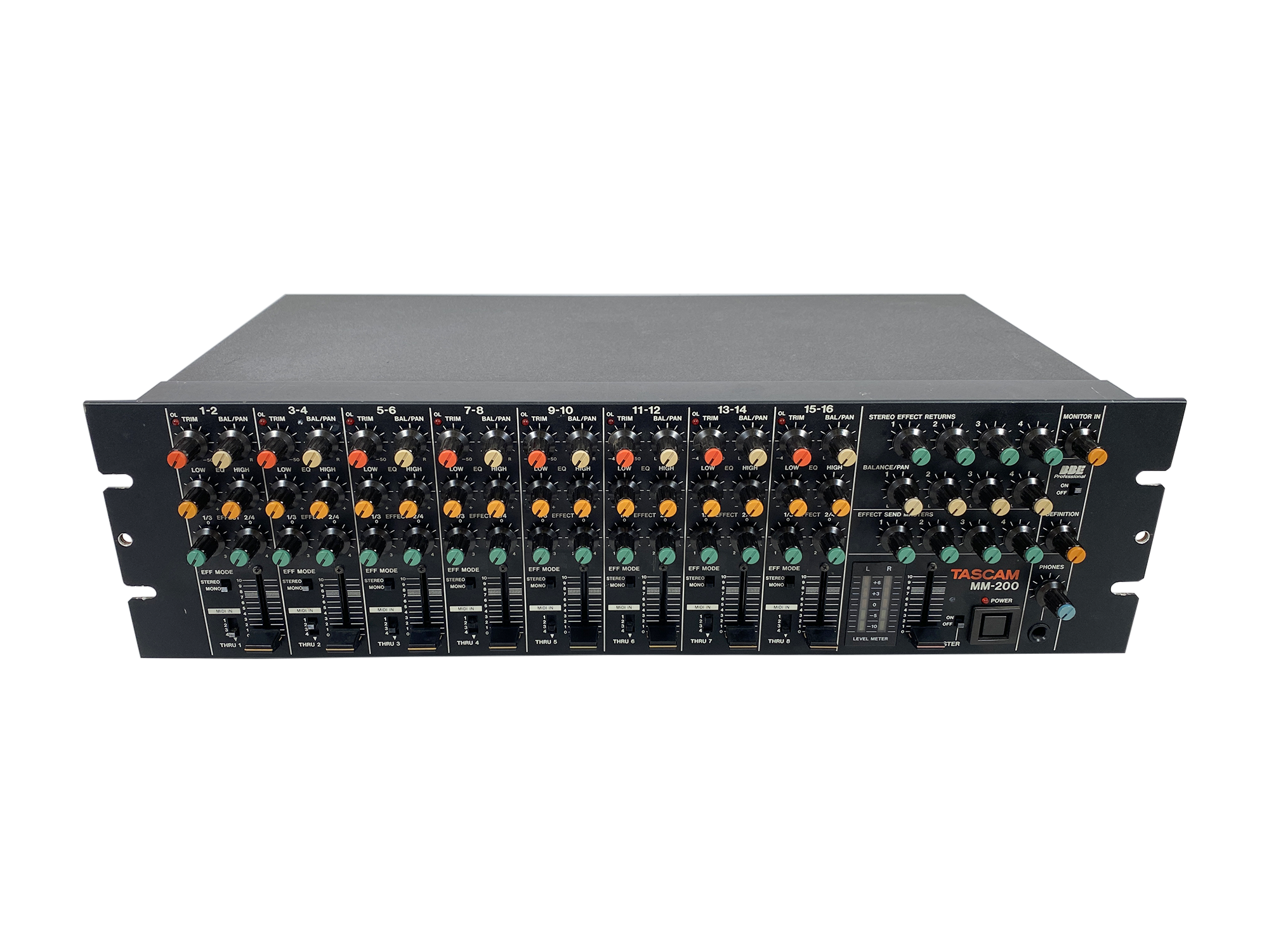 Tascam MM-200 Rack Mixer (SN 050062) FOR SALE – Soundgas Tascam MM-200 Rack Mixer (SN 050062) FOR SALE – Soundgas