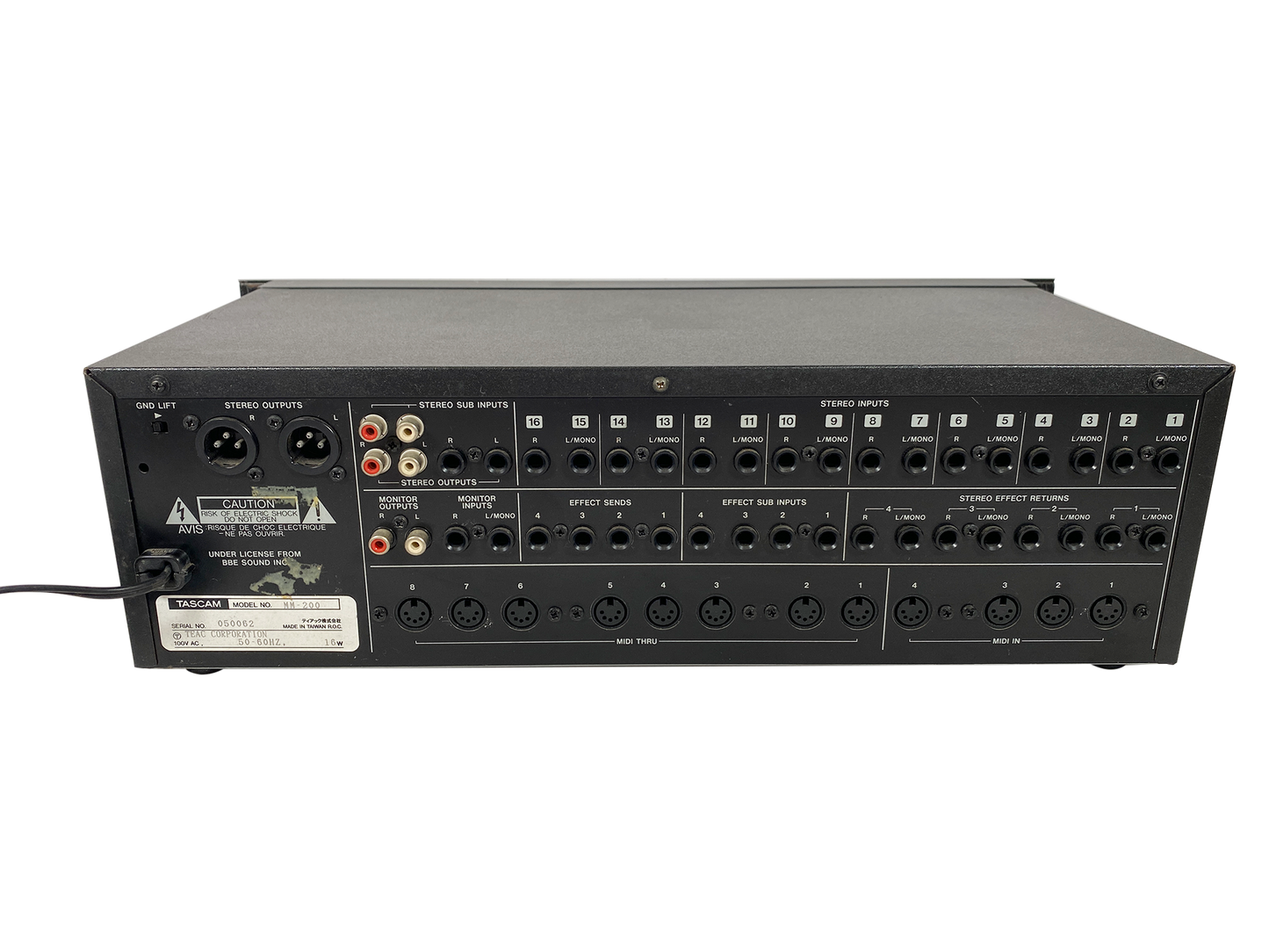 Tascam MM-200 Rack Mixer