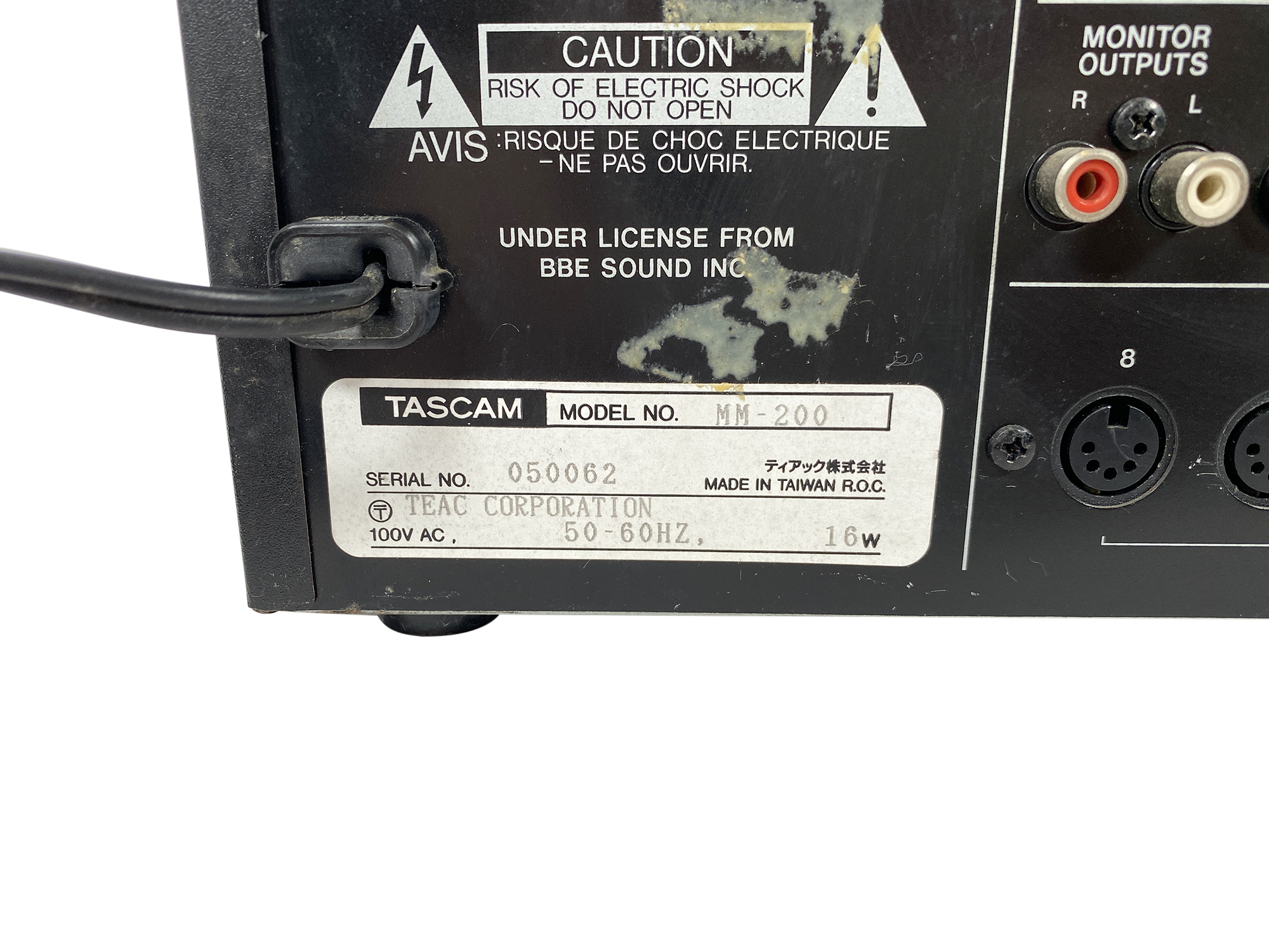 Tascam MM-200 Rack Mixer (SN 050062) FOR SALE – Soundgas Tascam MM-200 Rack Mixer (SN 050062) FOR SALE – Soundgas