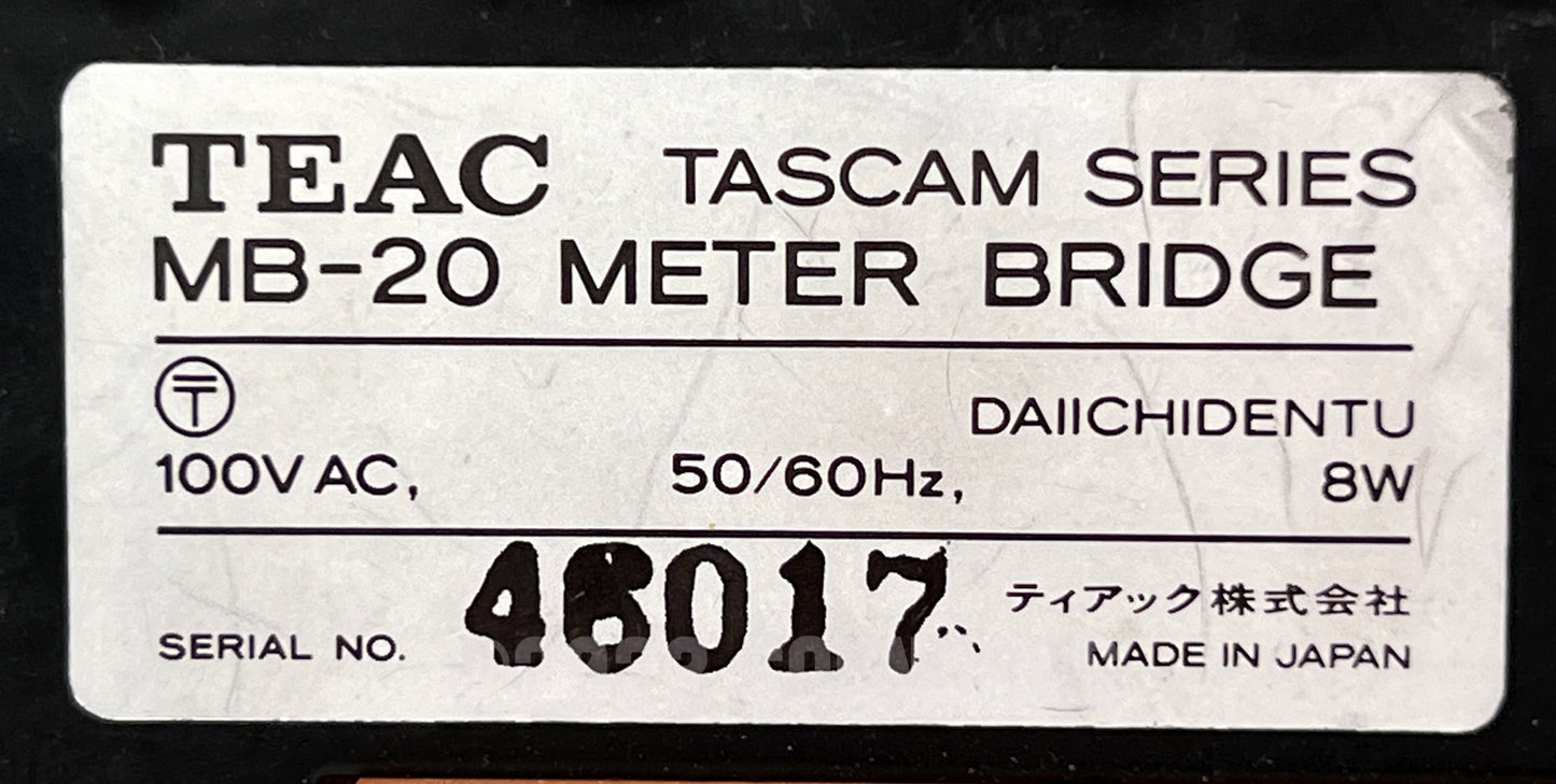 Teac Model-2A + MB-30 Meter Bridge