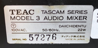 Teac Tascam Series Model 3