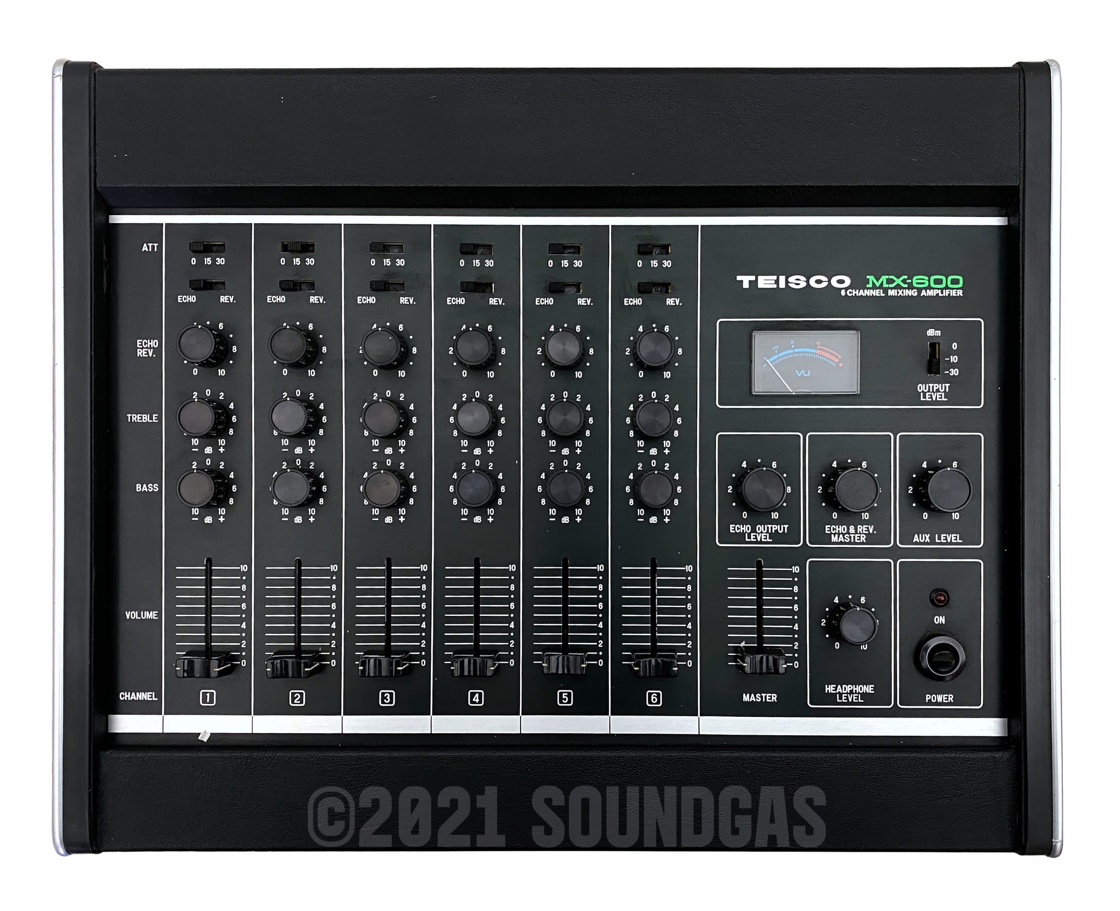 Teisco MX-600 6 Channel Mixer + Reverb FOR SALE – Soundgas