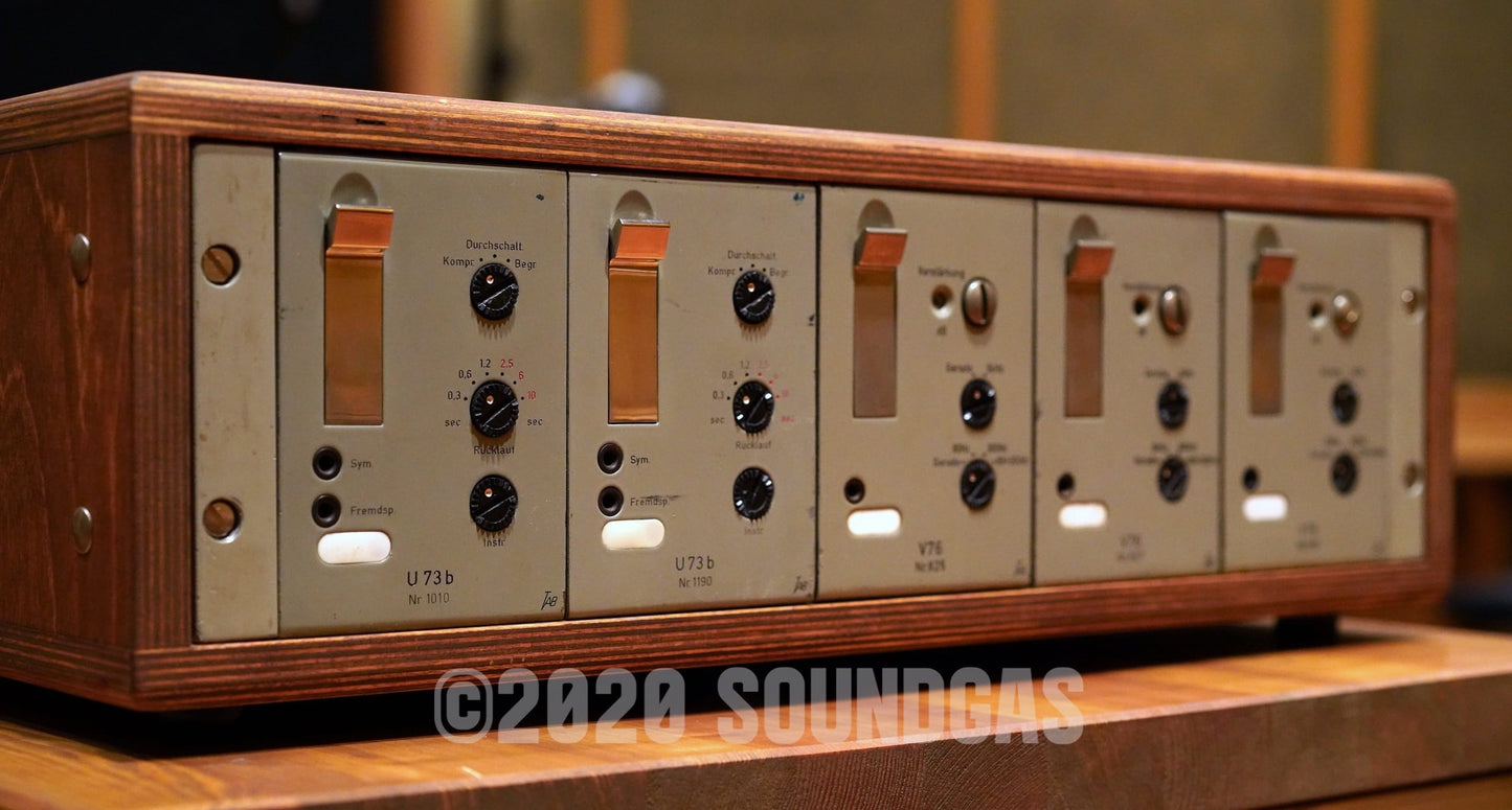 Telefunken Rack: U73B x2 and V76M x3