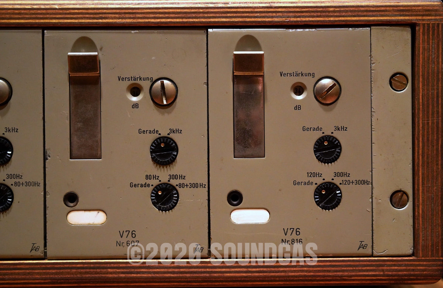 Telefunken Rack: U73B x2 and V76M x3