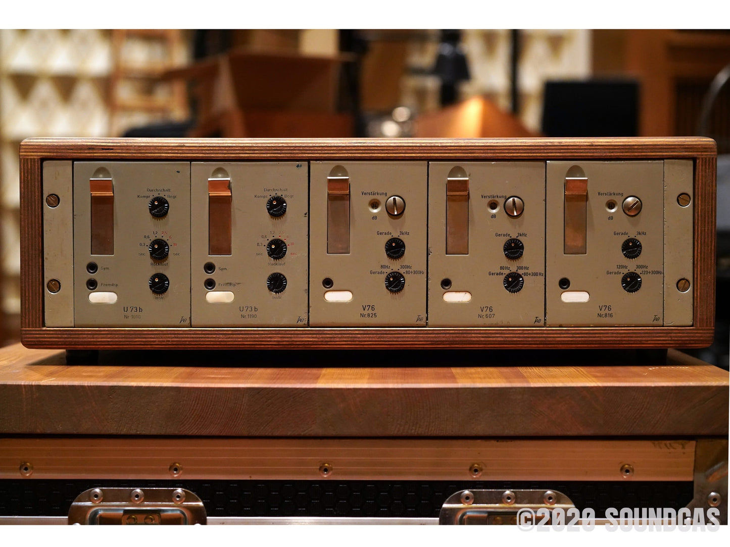 Telefunken Rack: U73B x2 and V76M x3