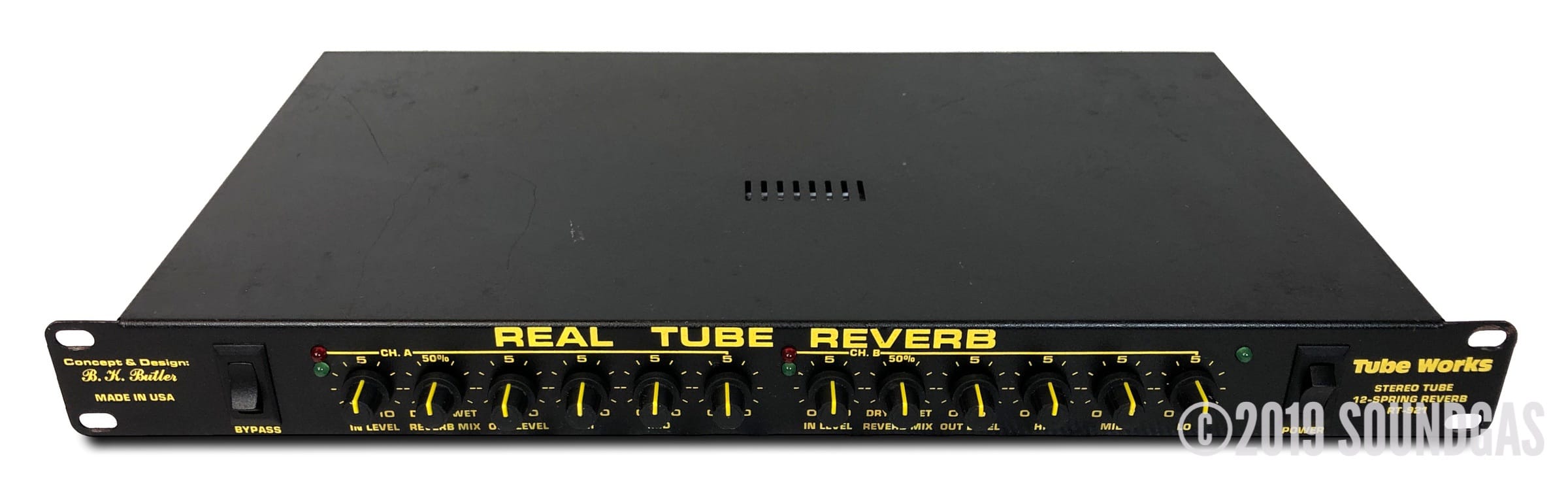 Tube Works Stereo Tube 12-Spring Reverb RT-921 FOR SALE – Soundgas