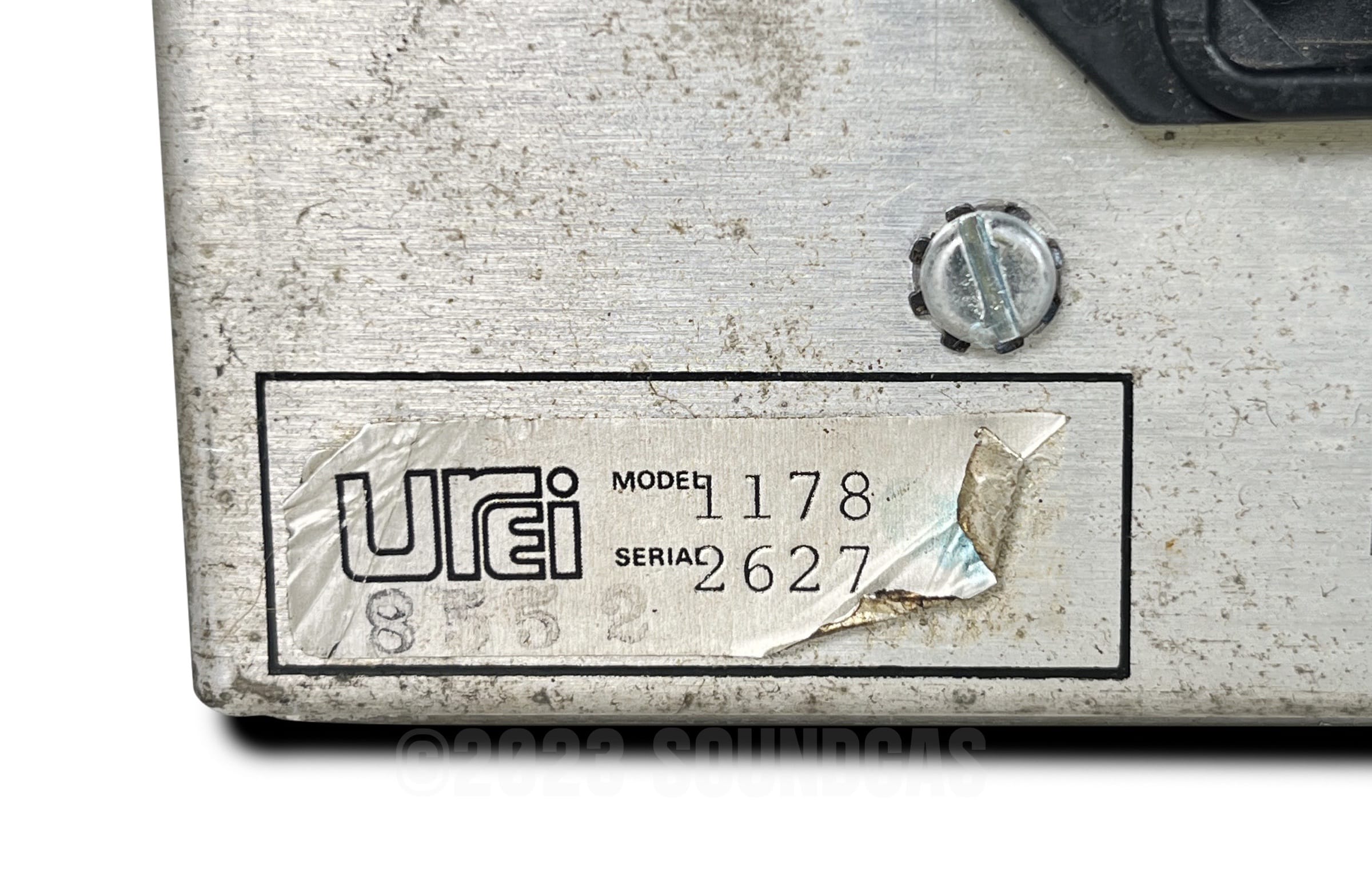 JBL UREI Plastic Cover for A 1178 Urei Limiter Original Part JBL UREI Plastic Cover for A 1178 Urei Limiter Original Part