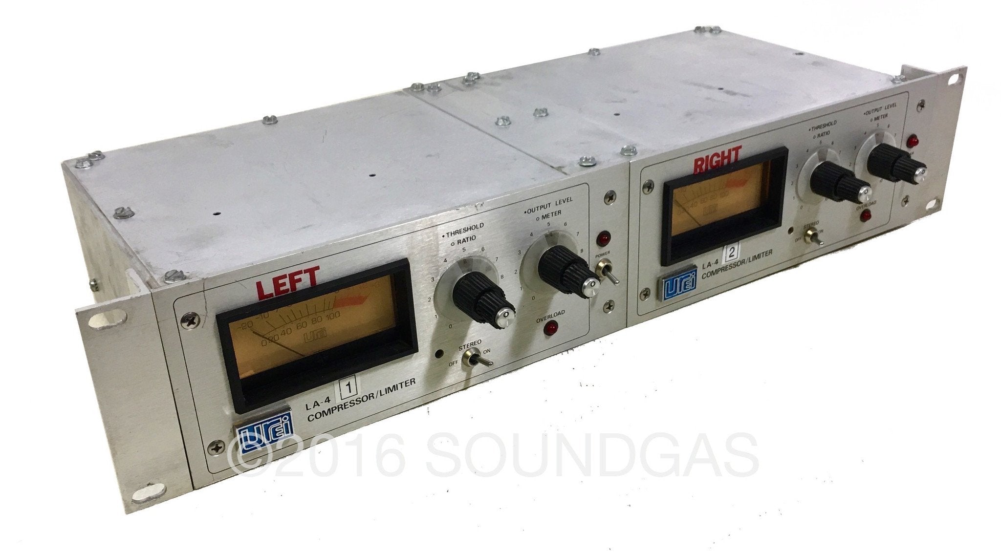 UREI LA-4 Silverface Compressor / Limiter Pair FOR SALE – Soundgas