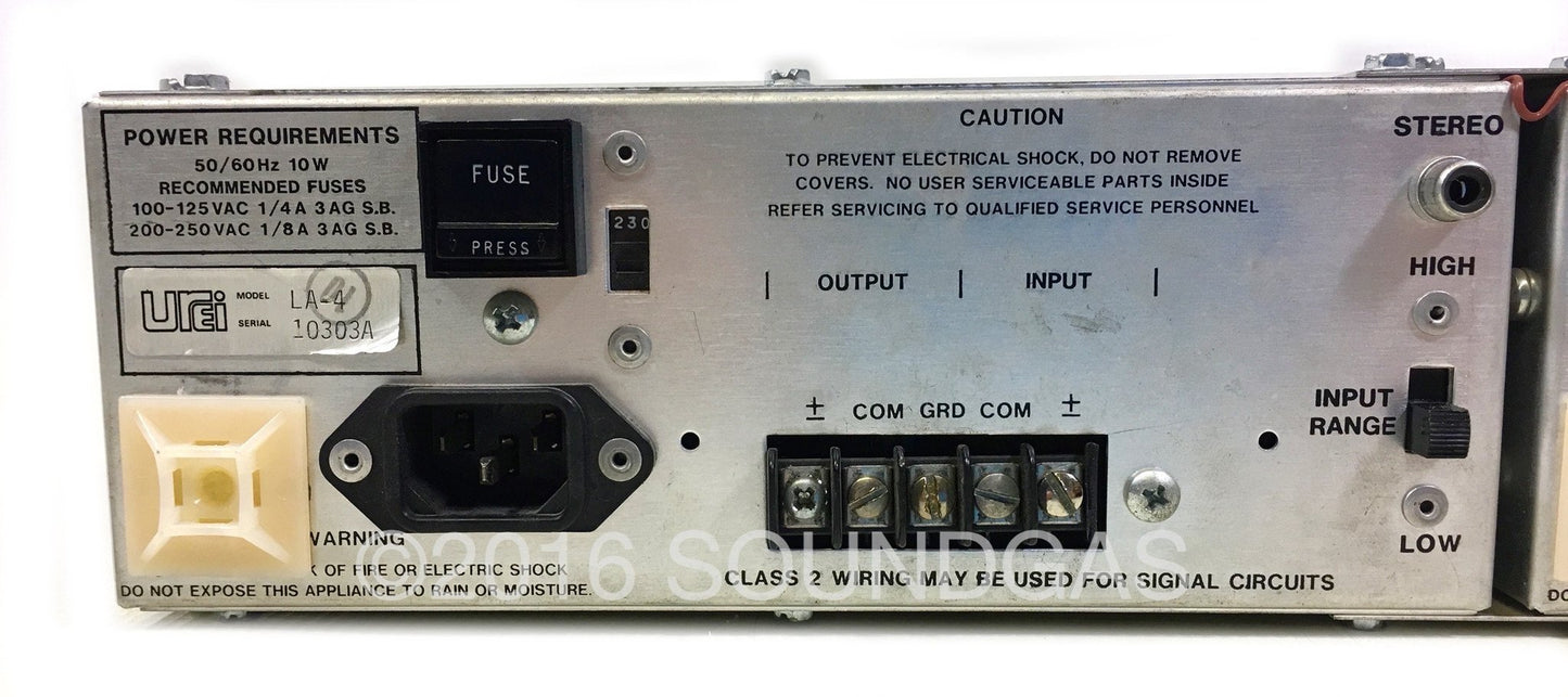 UREI LA-4 Silverface Compressor / Limiter Pair