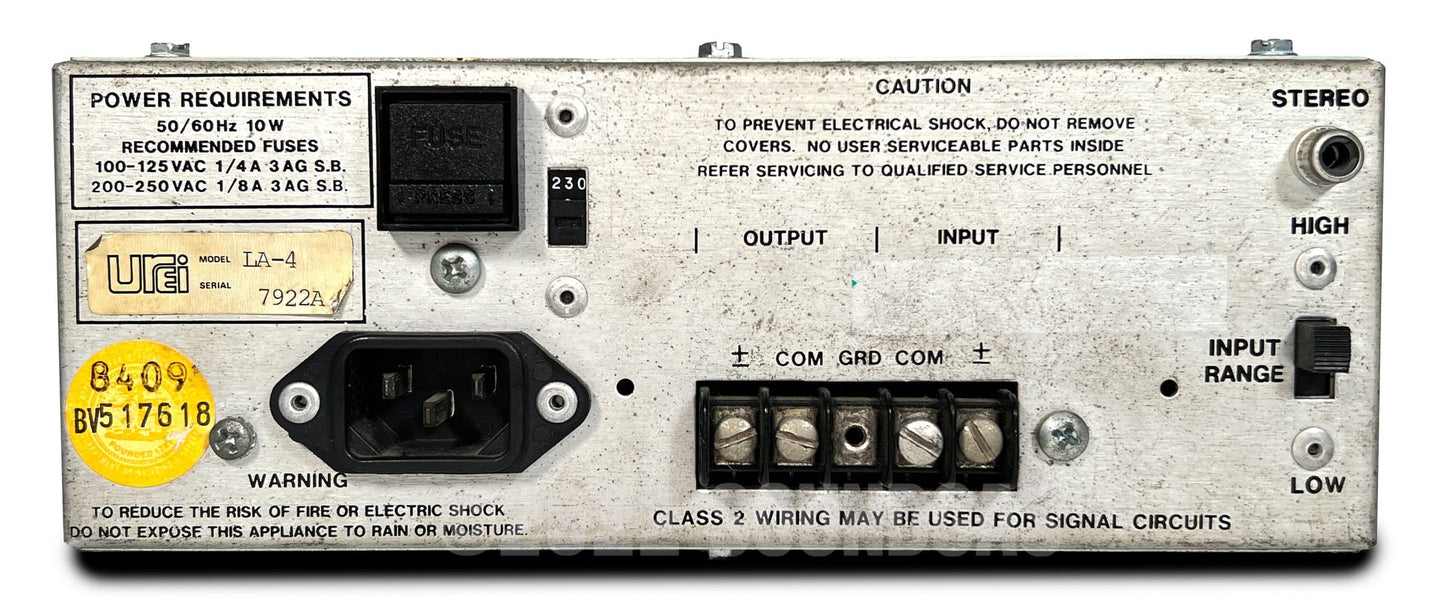 Urei LA-4 Silverface Compressor