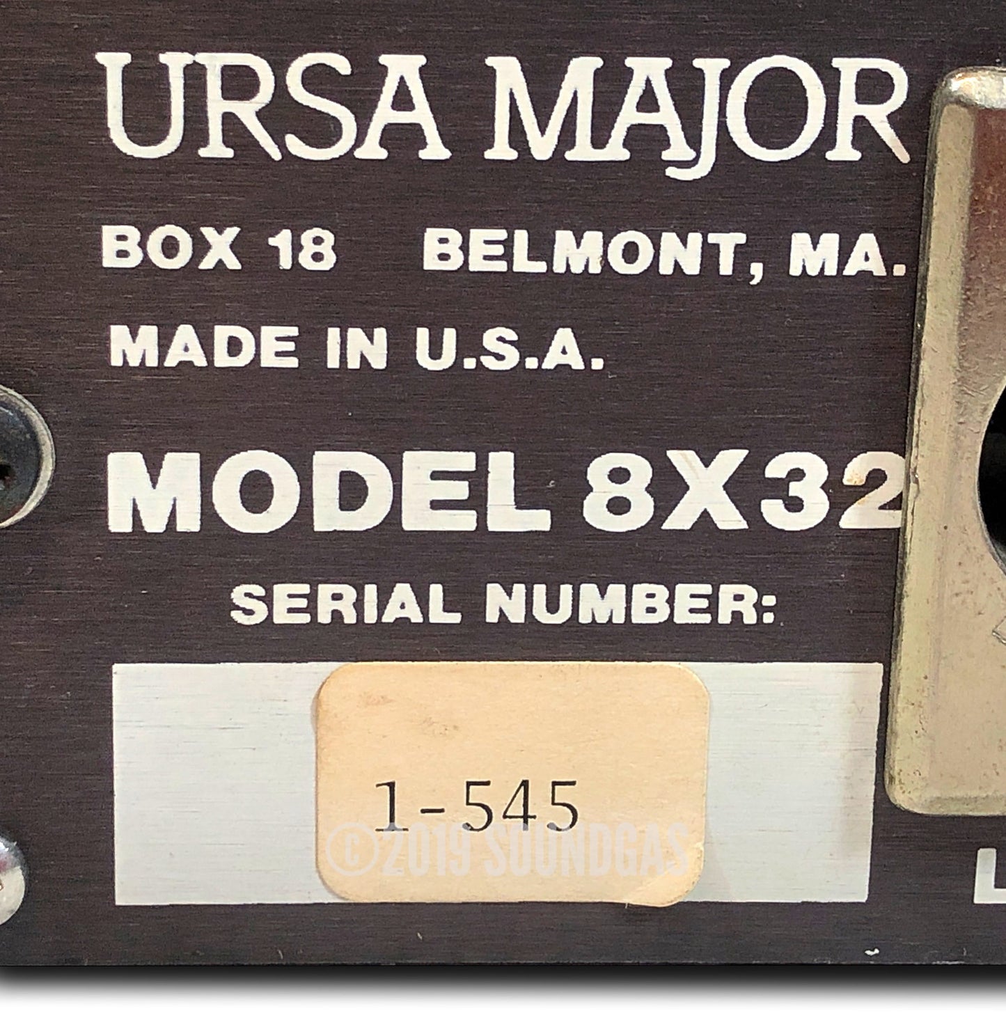 Ursa Major 8x32 Digital Reverberator