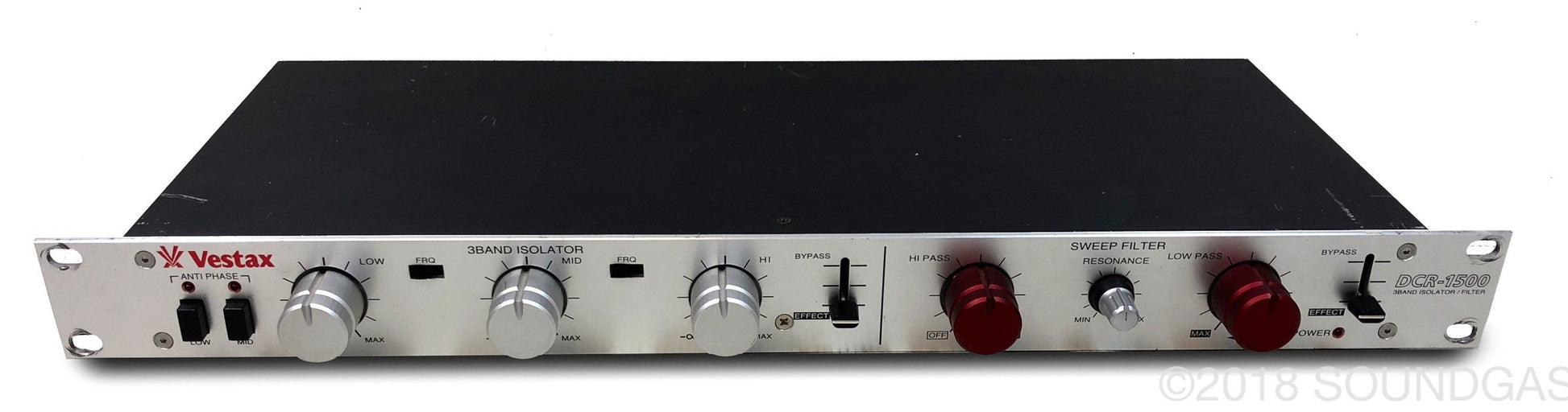 Vestax DCR-1500 3バンドアイソレーター/フィルター ベスタクス おおまか