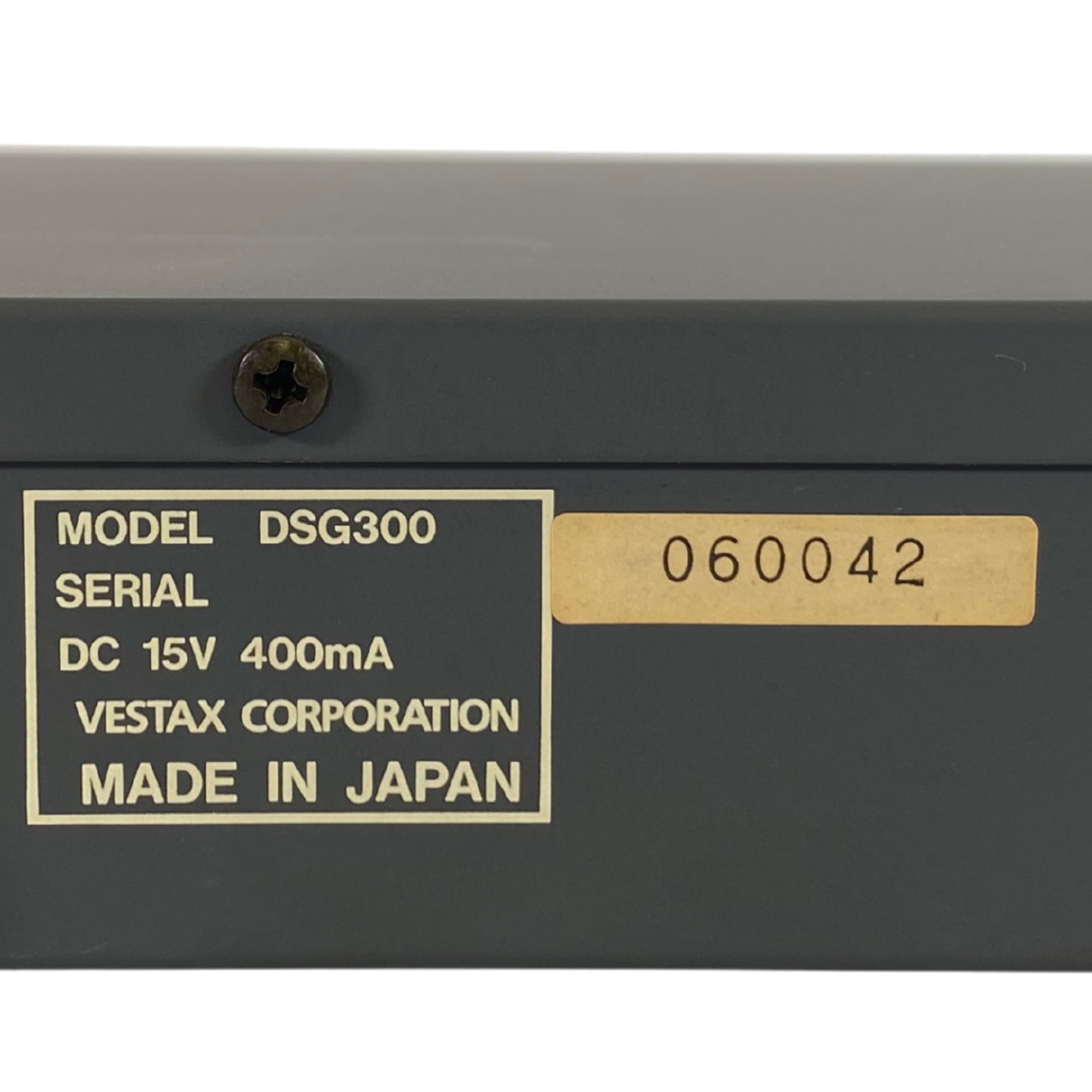 Vestax DSG300 Digital Delay / Loop Sampler - SN 060042_5