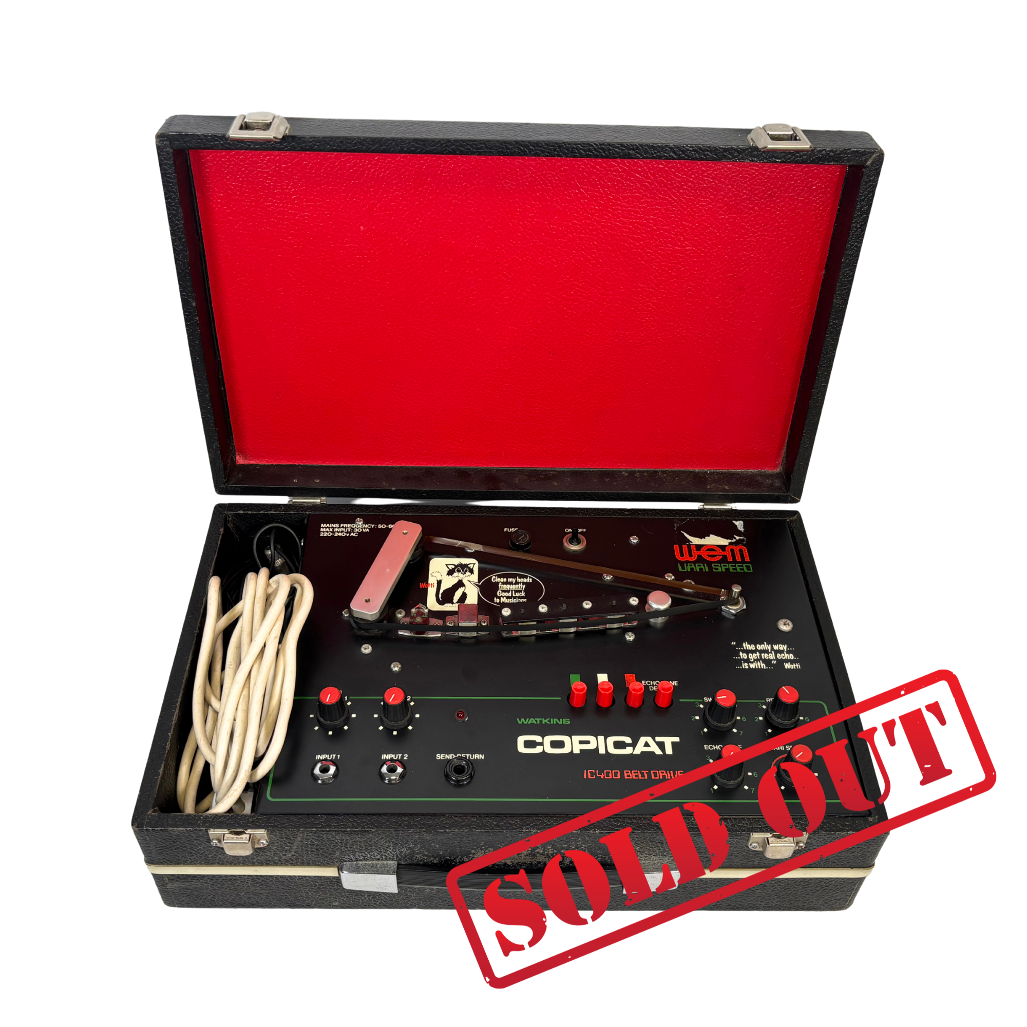 WEM Copycat IC400 Tape Echo Delay - SN BC1283