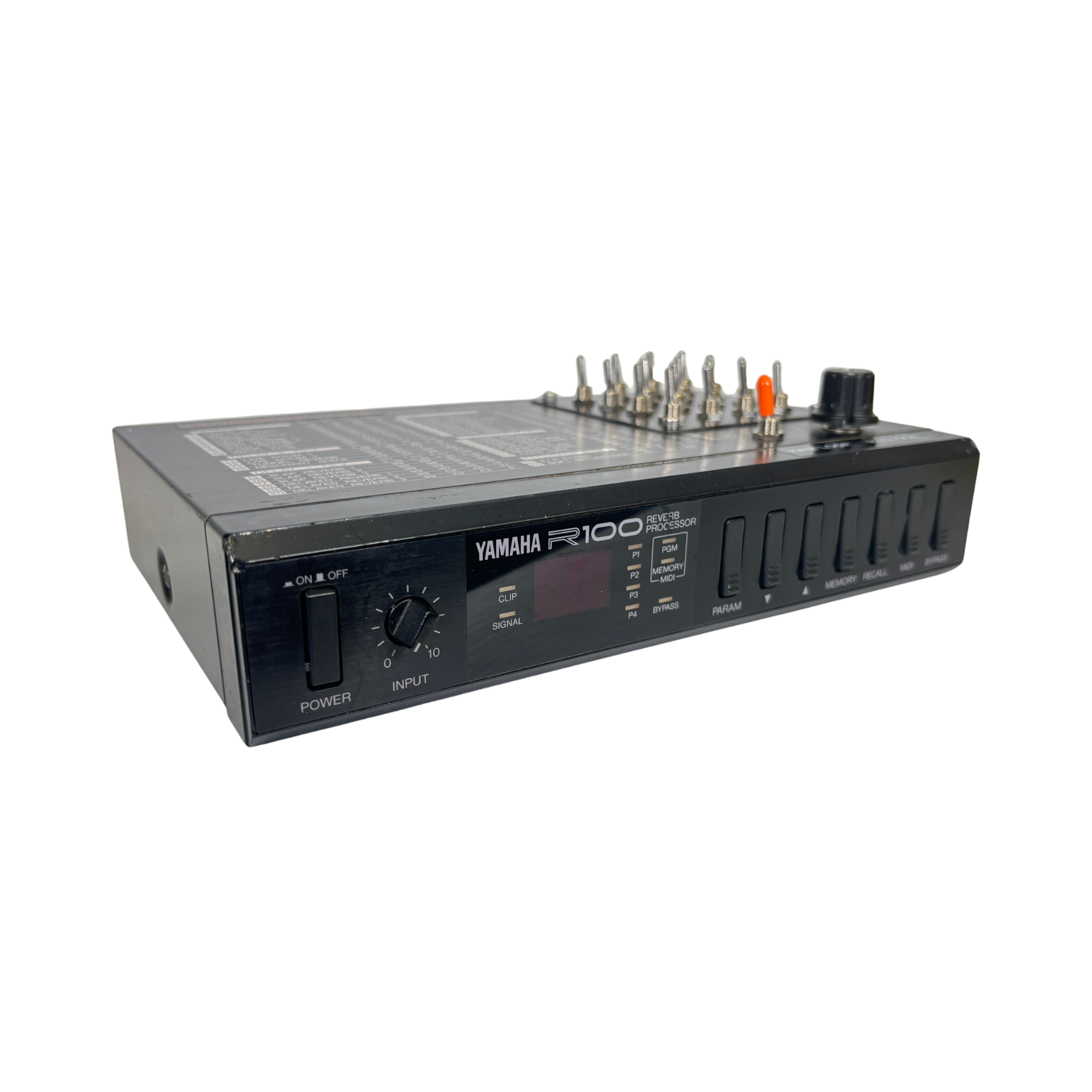 Yamaha R100 Reverb Processor Circuitbent - SN OO01284 left