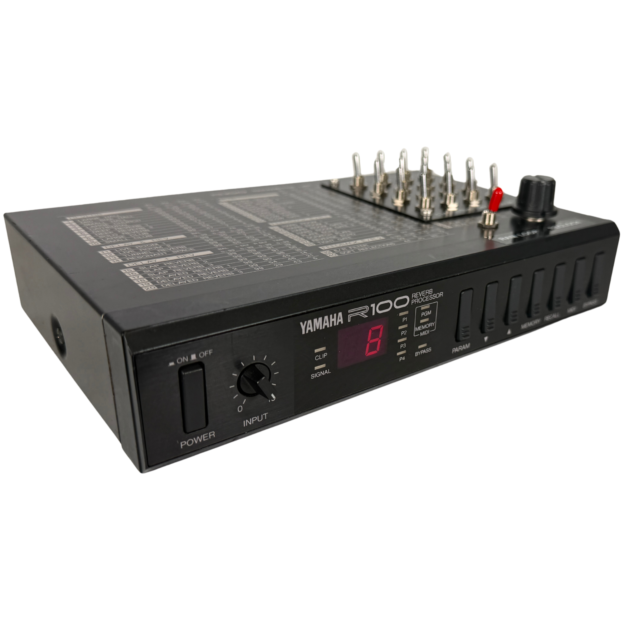 Yamaha R100 Reverb Processor Circuitbent