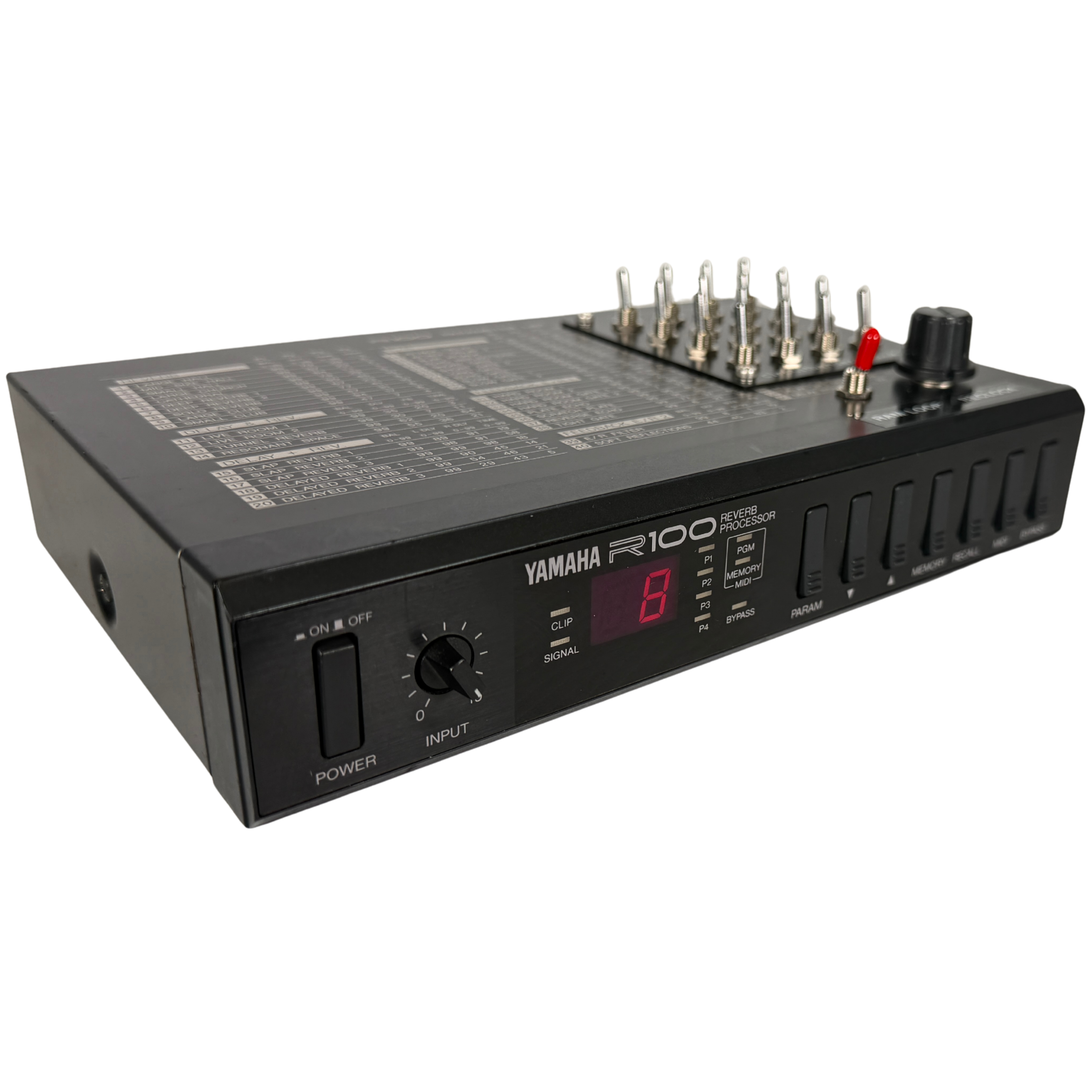 Yamaha R100 Reverb Processor Circuitbent - SN OY02505