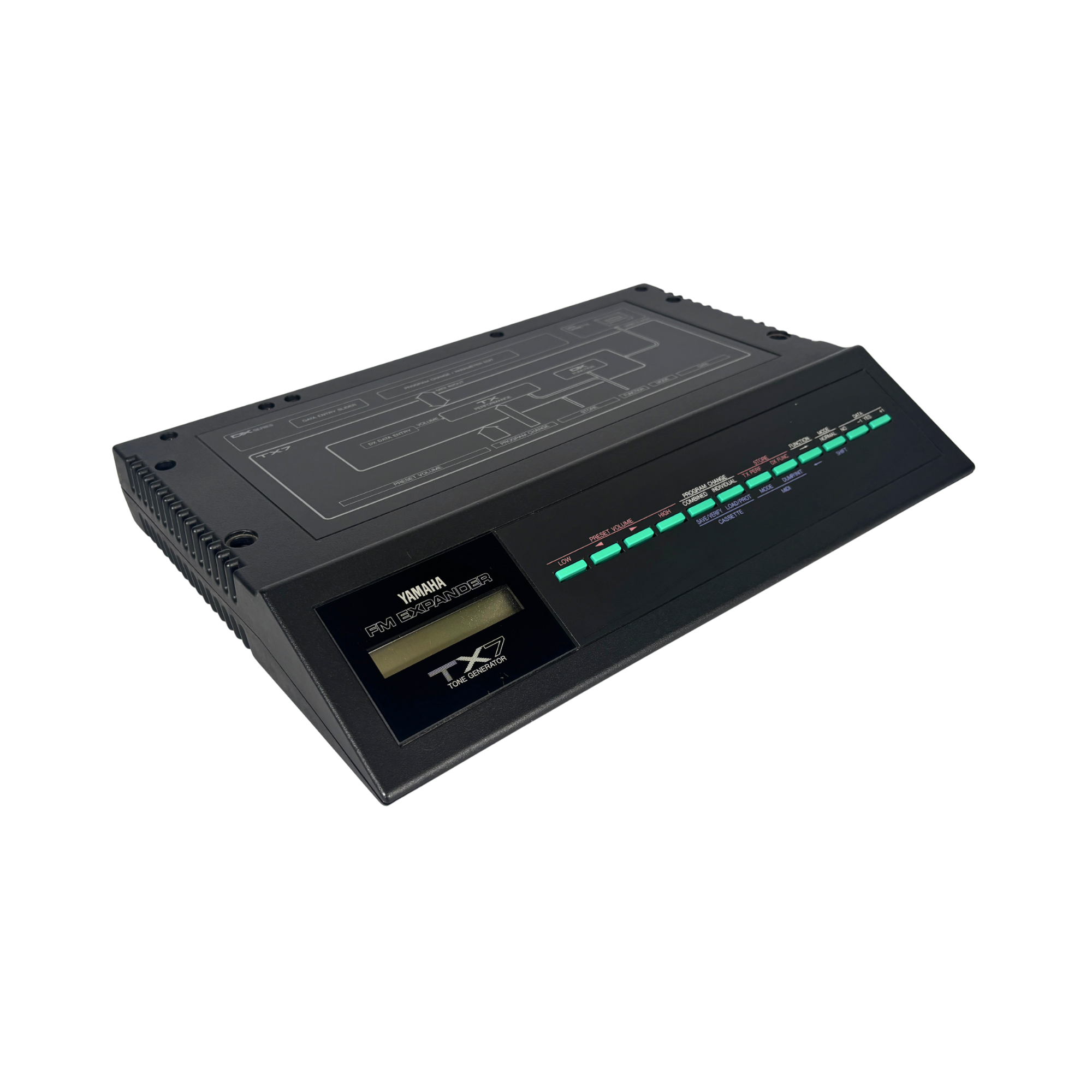 Yamaha TX7 Rack Mount FM Synthesizer - SN 1407 - left