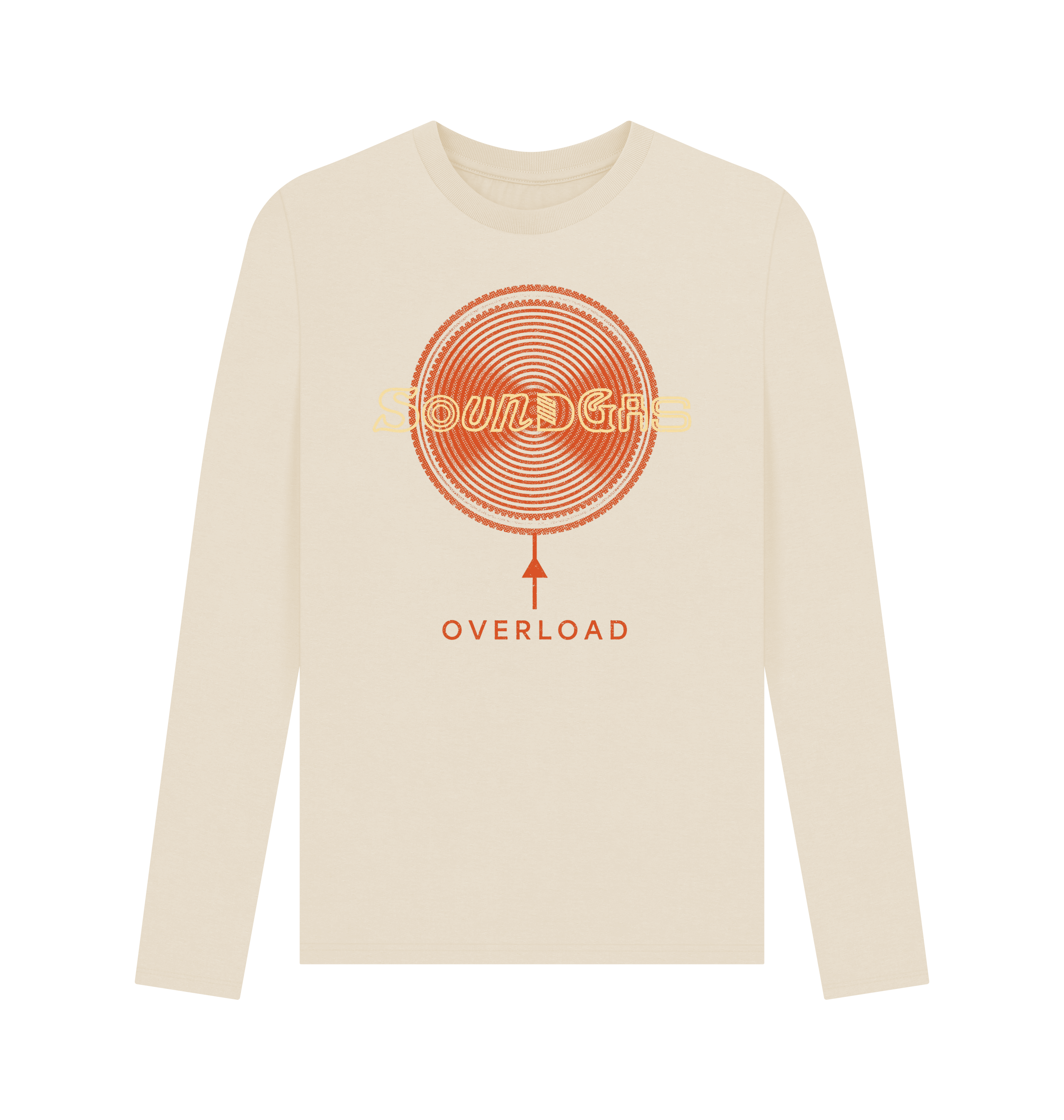 Oat Printed Long Sleeve T Shirt Front