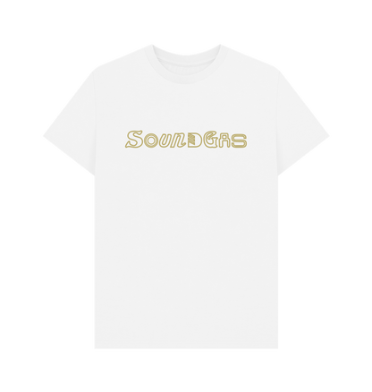 White Soundgas Gold Logo