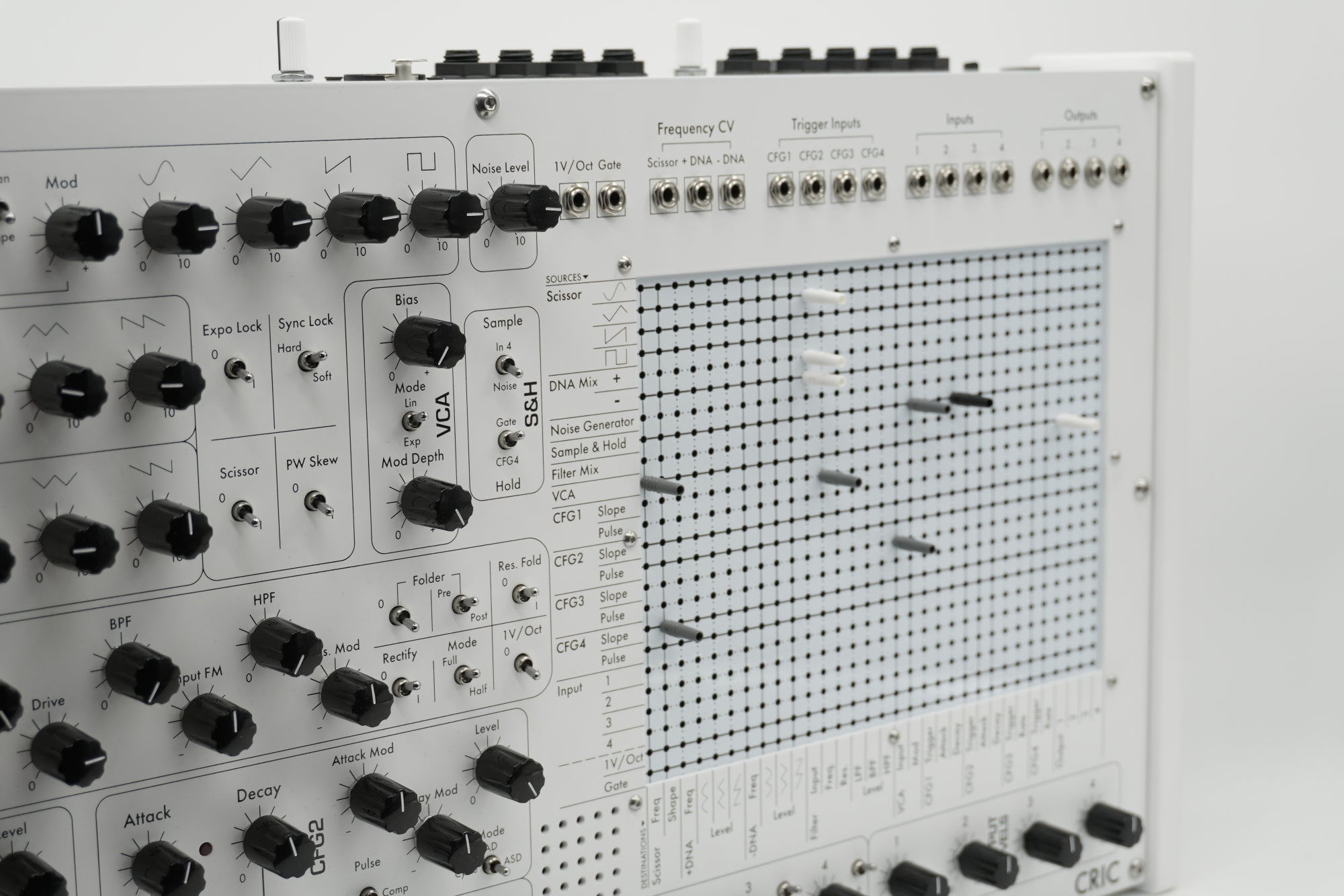 Future Sound Systems Cric Synthesizer - Greyscale Limited Edition - PREORDER