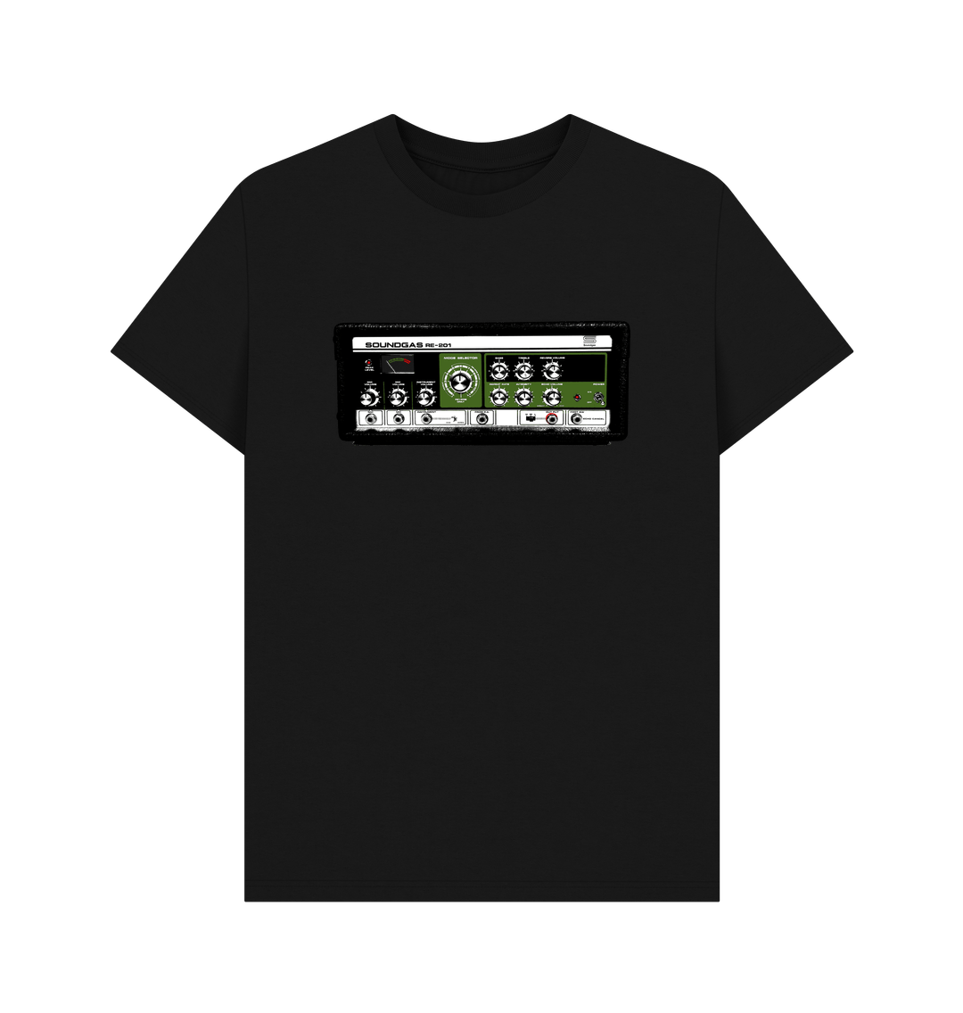 Black Soundgas RE-201 Space Echo Screen T Shirt