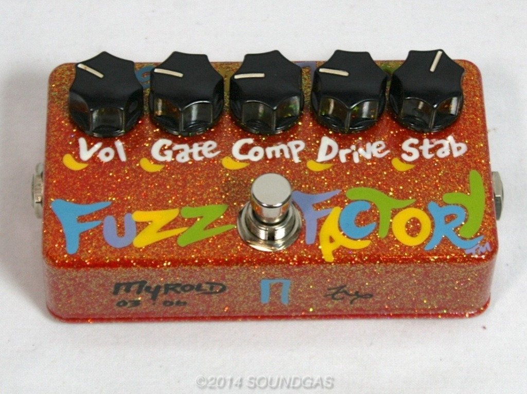 Z-VEX FUZZ FACTORY 2006 - Rare Orange Sparkle Handpainted