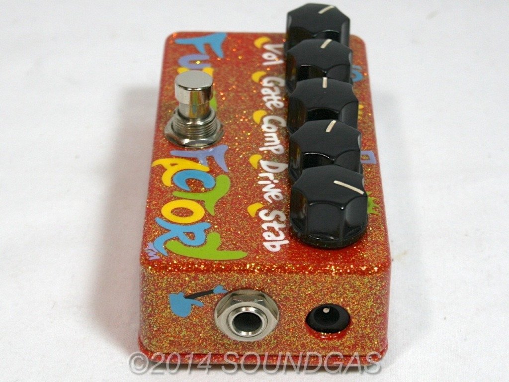 Z-VEX FUZZ FACTORY 2006 - Rare Orange Sparkle Handpainted