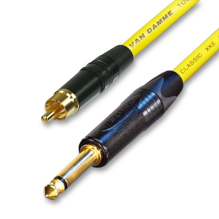 Cavo Rca Placcato Oro Argento Van Damme Pro RCA Cavo Da Phono A Phono Cavo Rca Placcato Oro Argento Van Damme Pro RCA Cavo Da Phono A Phono