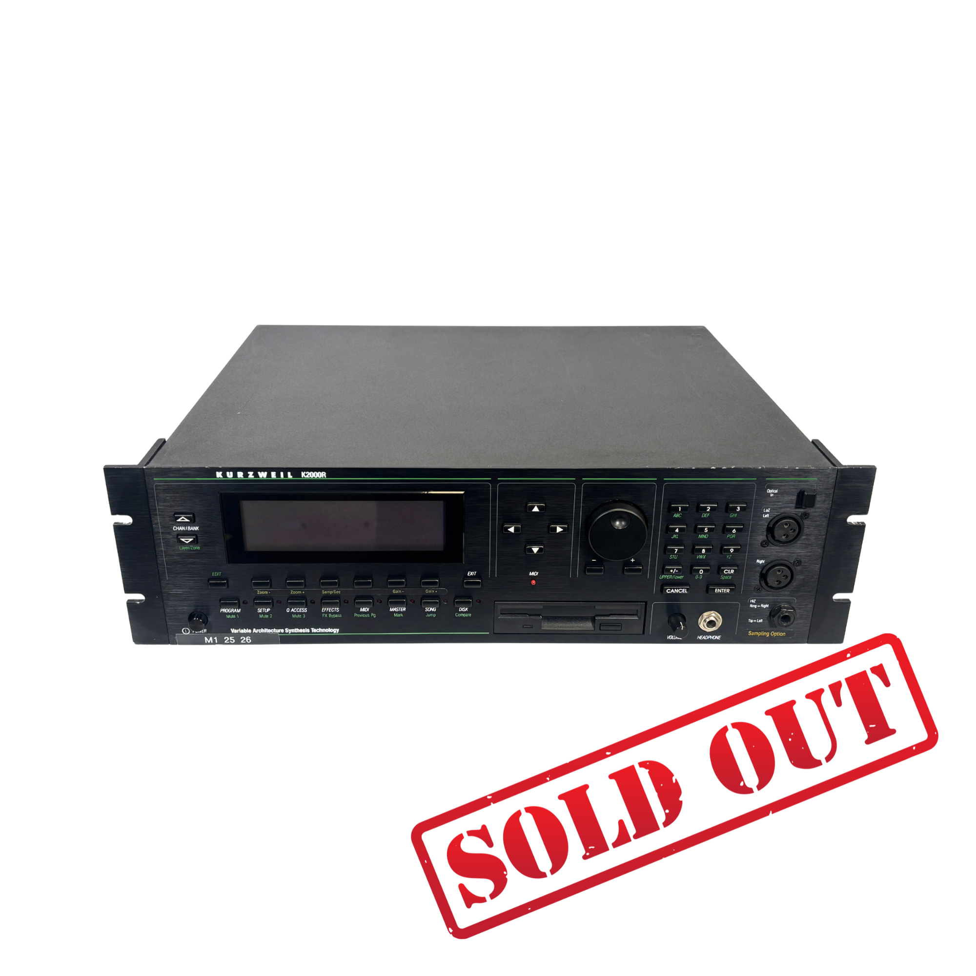 Kurzwell K2000R Rackmount Digital Sound Module - sold