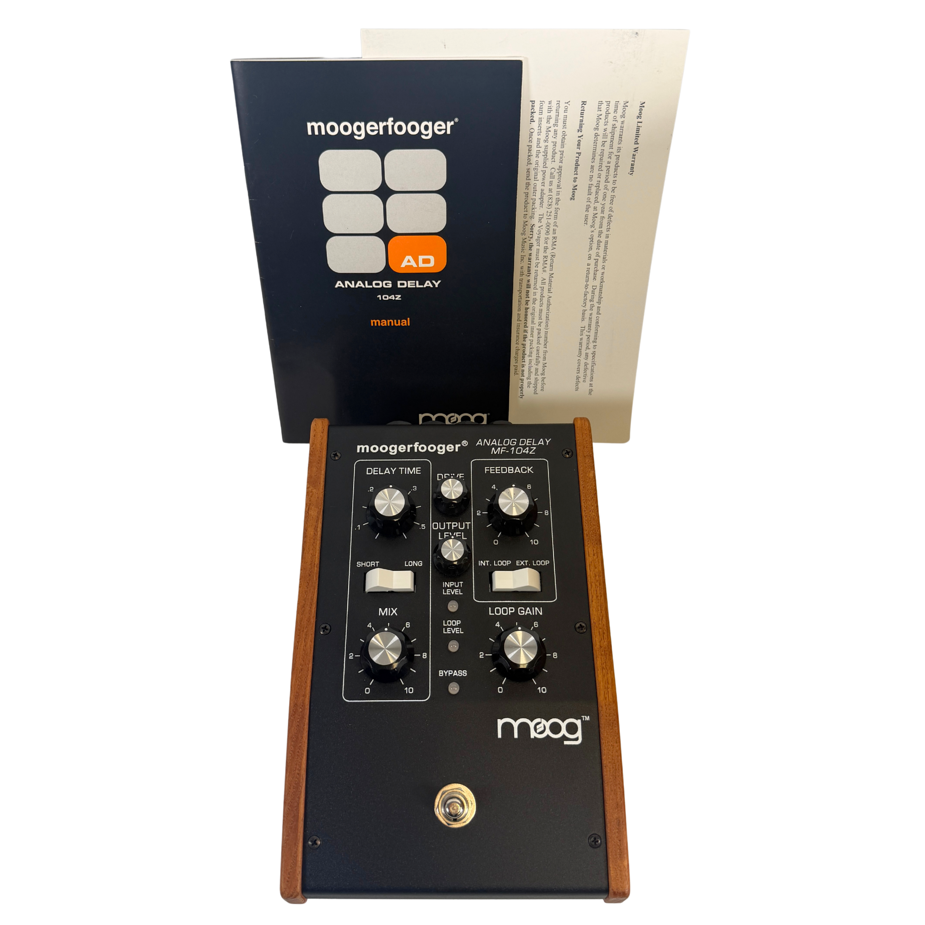 Moog 'Moogerfooger' MF-104Z Analog Delay Pedal with manual
