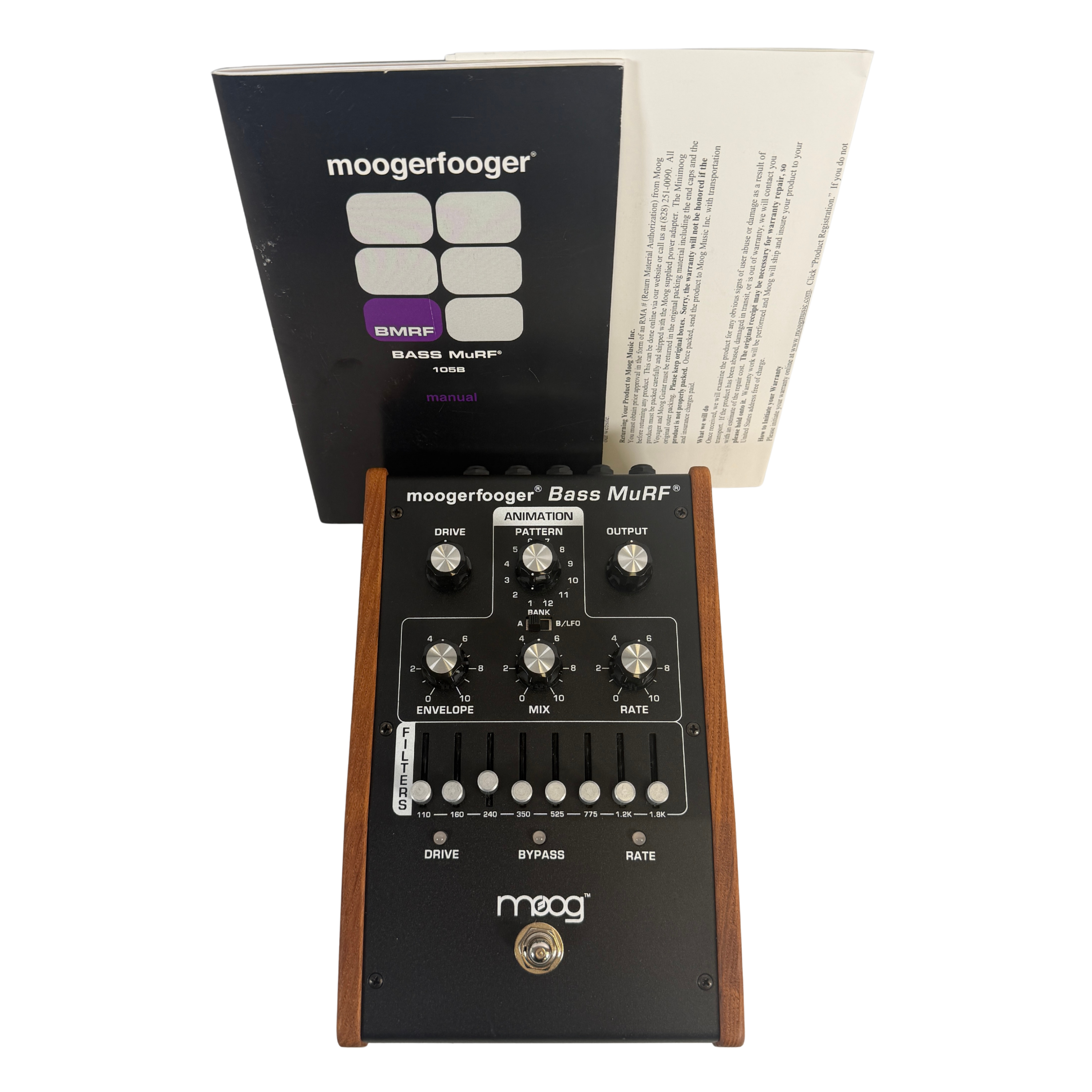 Moog 'Moogerfooger' MF-105B Bass MuRF Pedal with manual