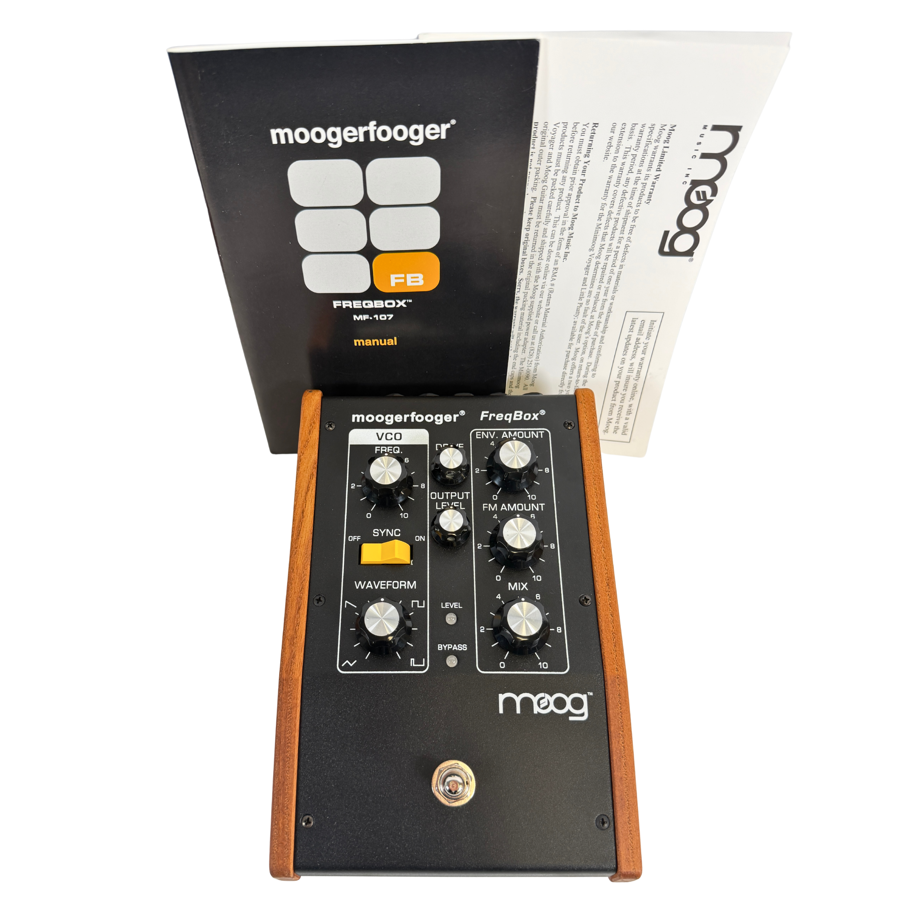 Moog 'Moogerfooger' MF-107 Freqbox Pedal with manual