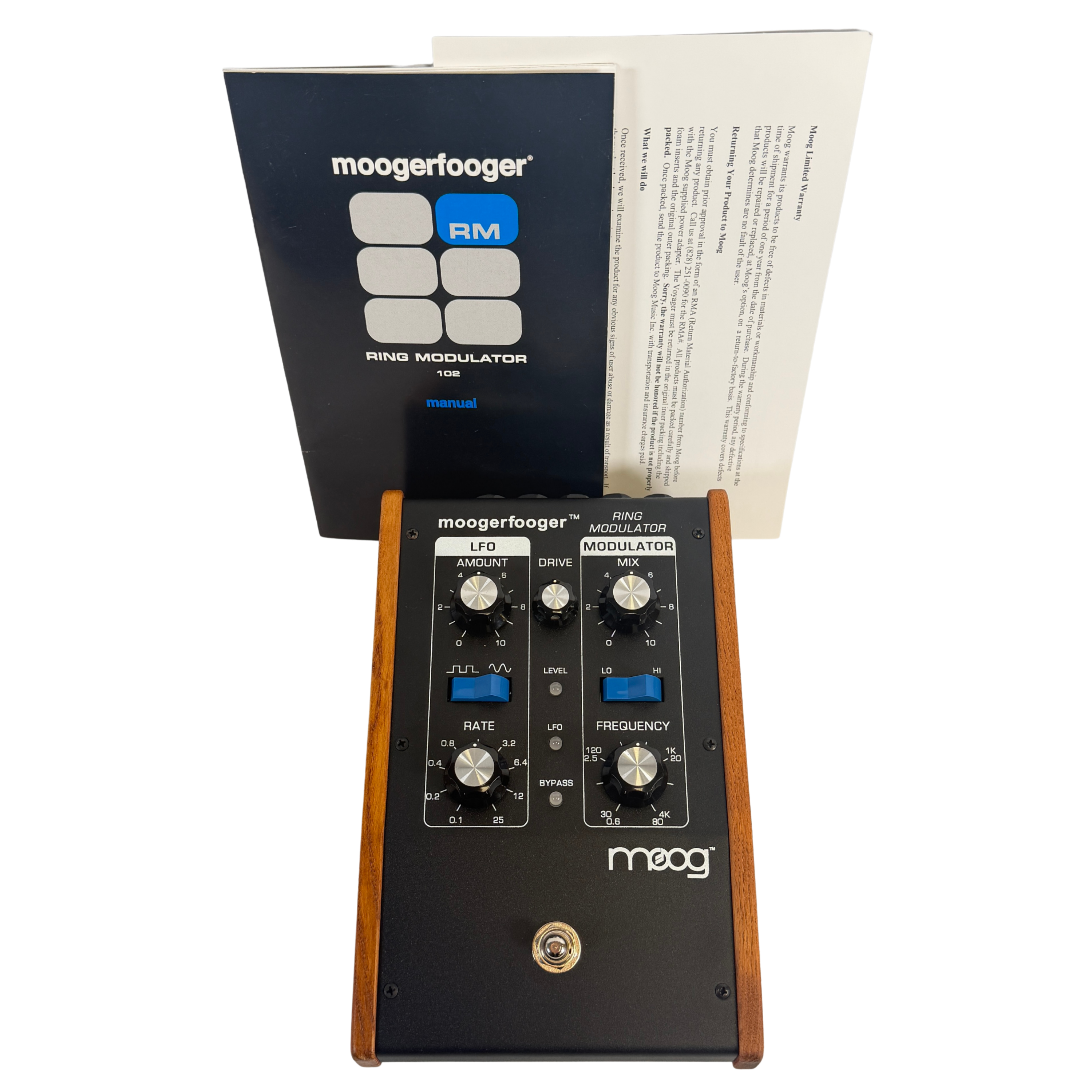 Moog 'Moogerfooger' MF-102 Ring Modulator Pedal with manual