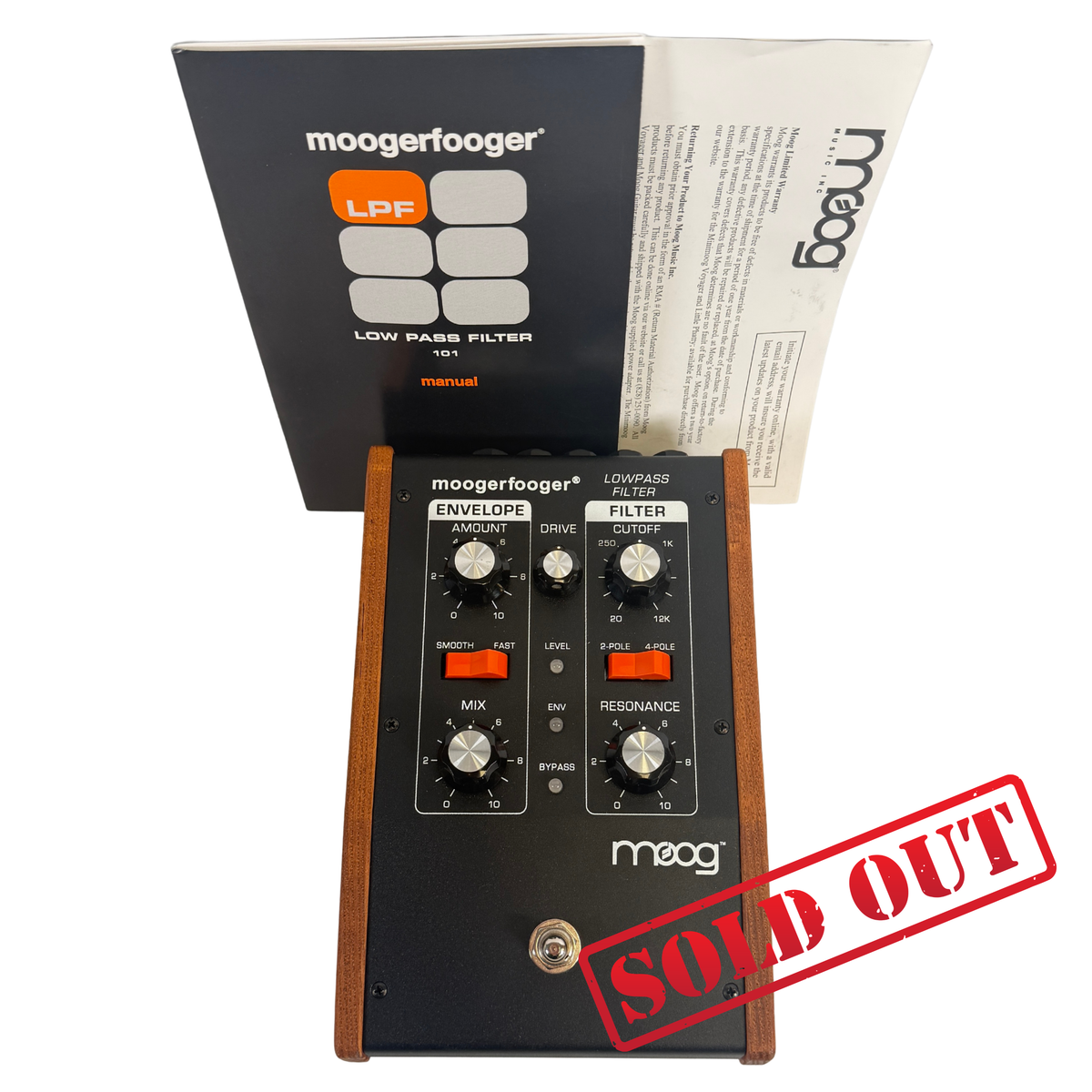 Moog 'Moogerfooger' MF-101 Lowpass Filter Pedal sold