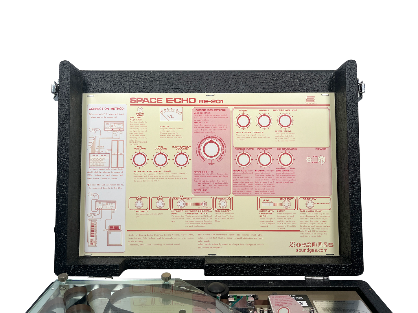 Roland RE-201 Space Echo, *Near Mint* Early Preamp Mod, Zero Head Gain