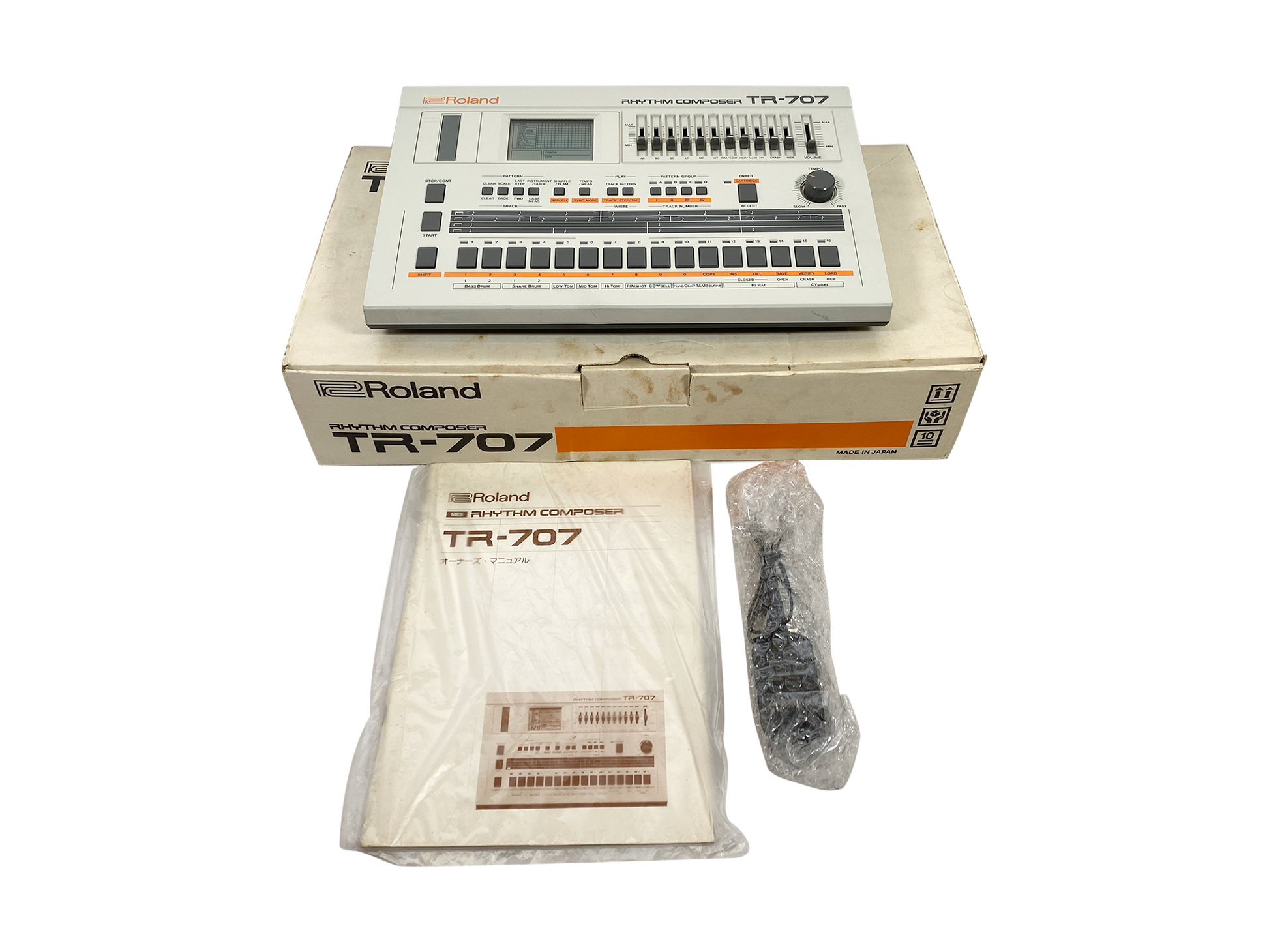 Roland TR-707 Expanded (727 808 909 + 4 Soundgas Banks) - Near Mint, Boxed