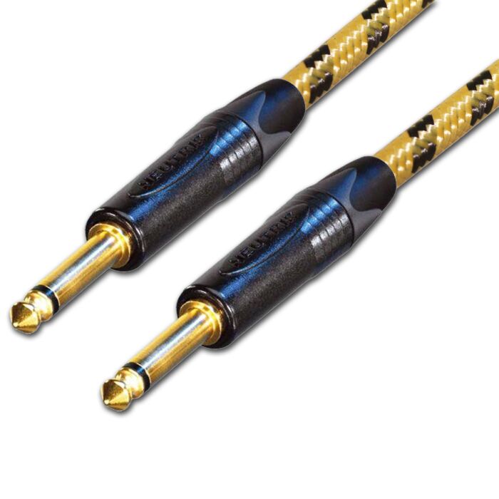 Sommer SC Classique Vintage Cable. Gold Mono Jack to Jack Lead
