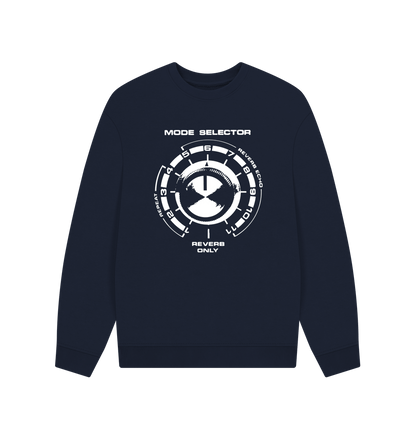 Navy Blue Soundgas Mode Selector Space Echo Long Sleeve T Shirt