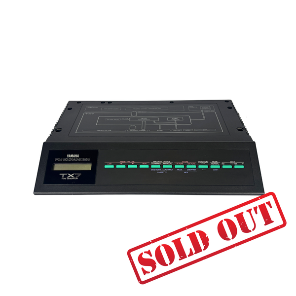 Yamaha TX7 Rack Mount FM Synthesizer (SN 1407) FOR SALE – Soundgas