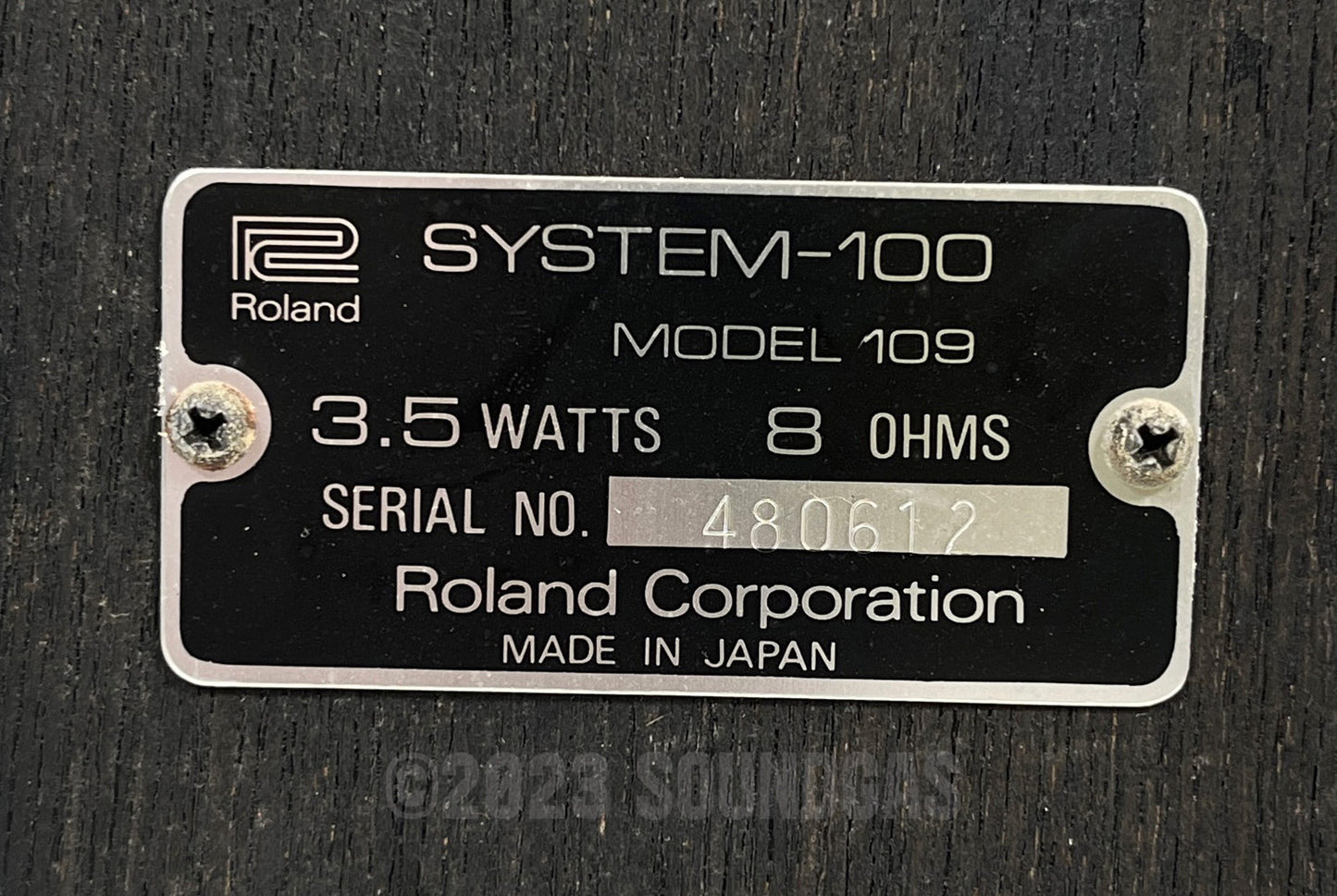 Roland System-100 Model 109 Speakers (Pair)