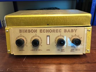Binson Echorec Baby Pre-Order (Super Slow Varispeed mod)